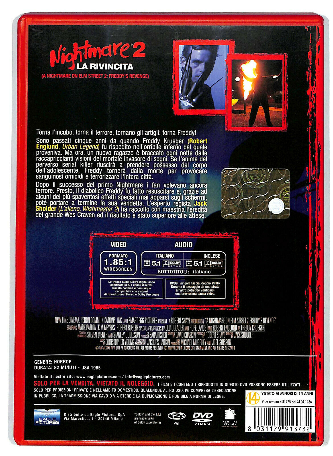 EBOND Nightmare 2 La Rivincita DVD DB752607