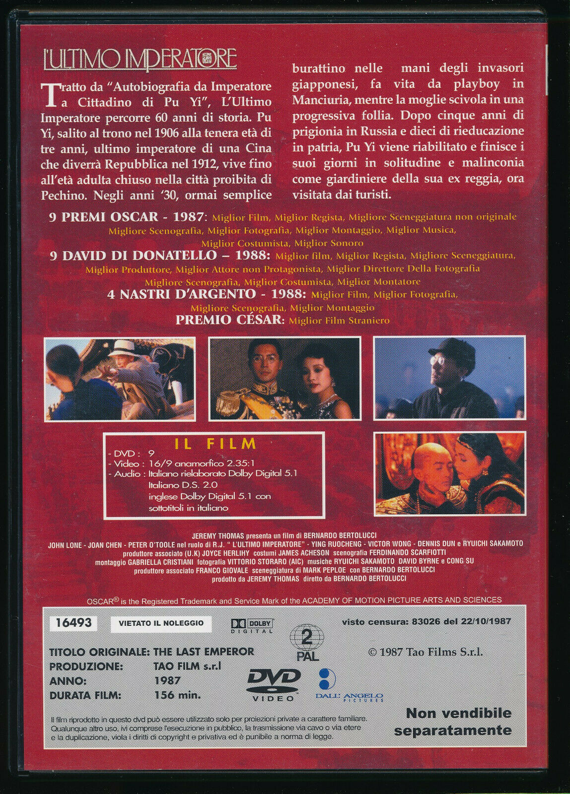 EBOND L'ultimo Imperatore Editoriale DVD DB752612