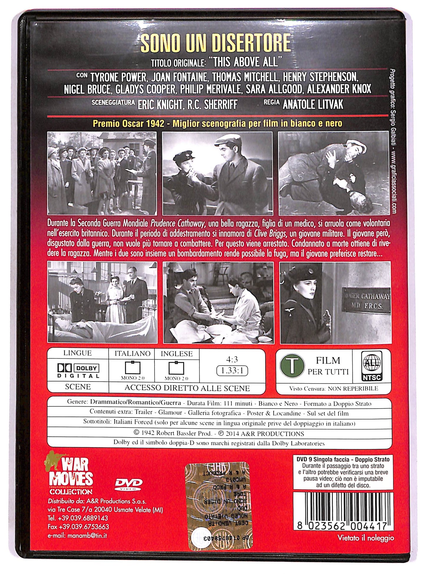 EBOND Sono un disertore DVD DB752664