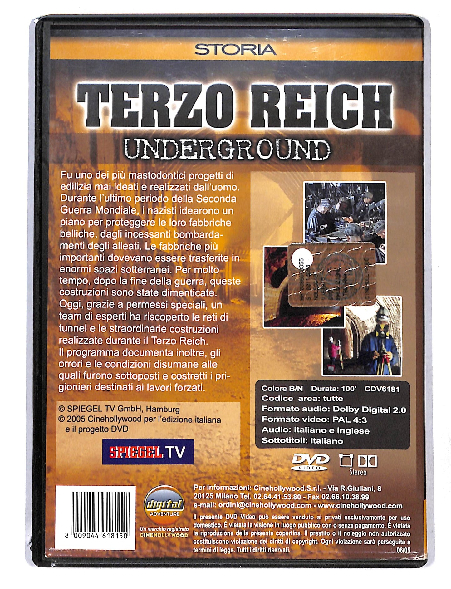 EBOND Terzo Reich Underground DVD DB753112