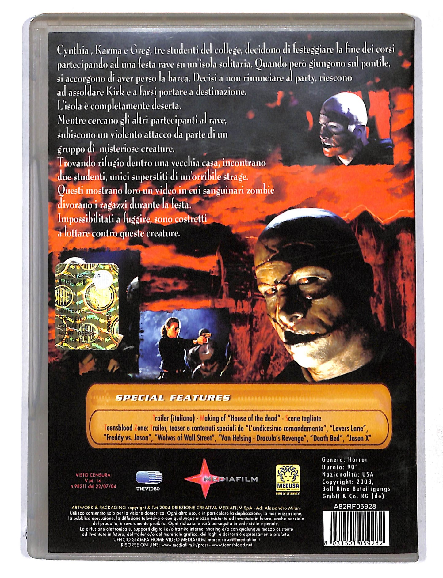 EBOND House of the Dead DVD DB753116
