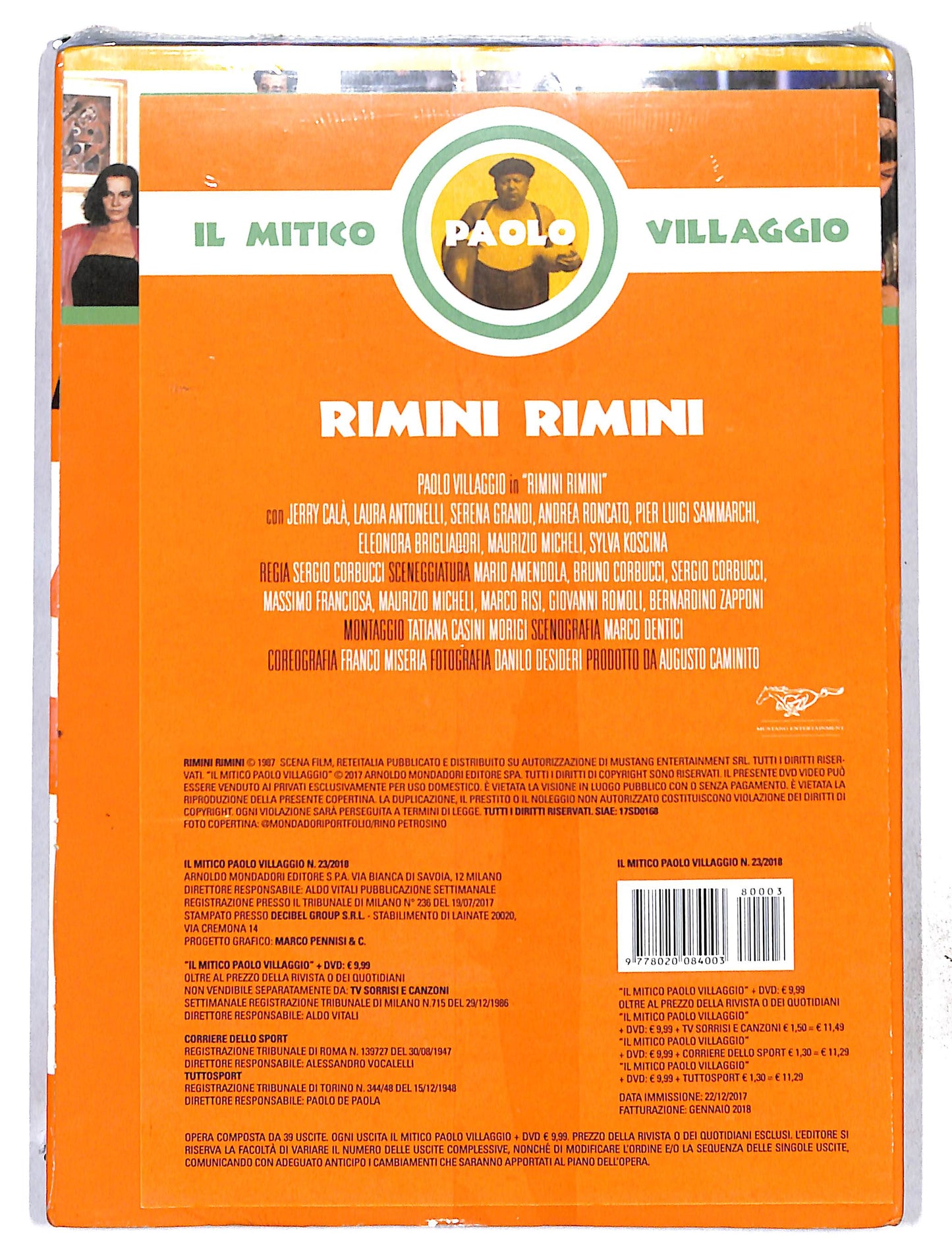 EBOND Il Mitico Paolo Villaggio - Rimini rimini EDITORIALE DVD DB753125