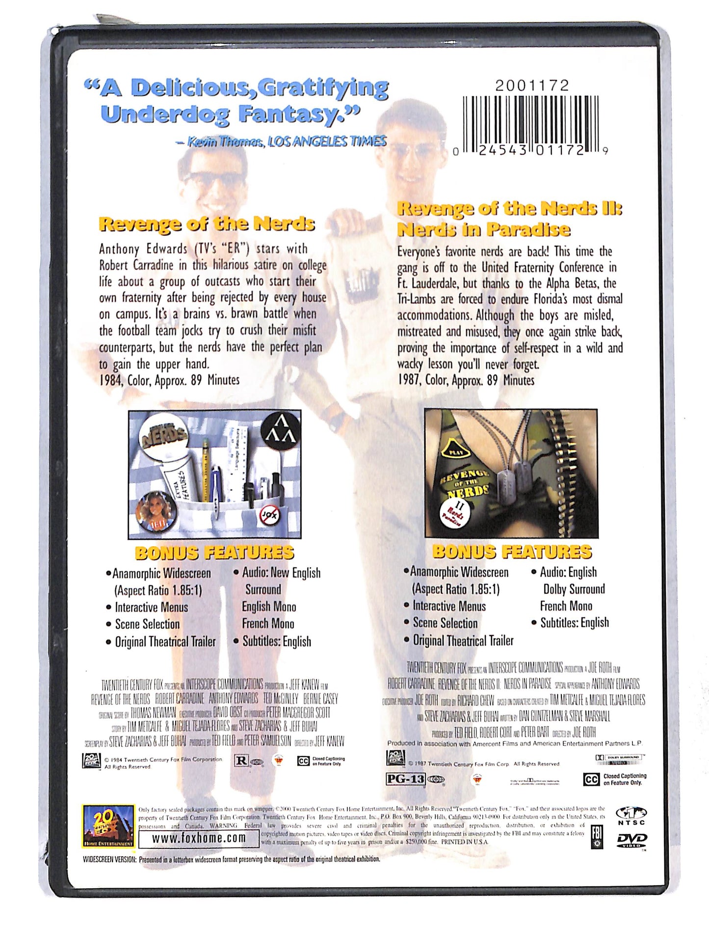 EBOND Revenge of the nerds & Revenge of the nerds II DVD DB753131