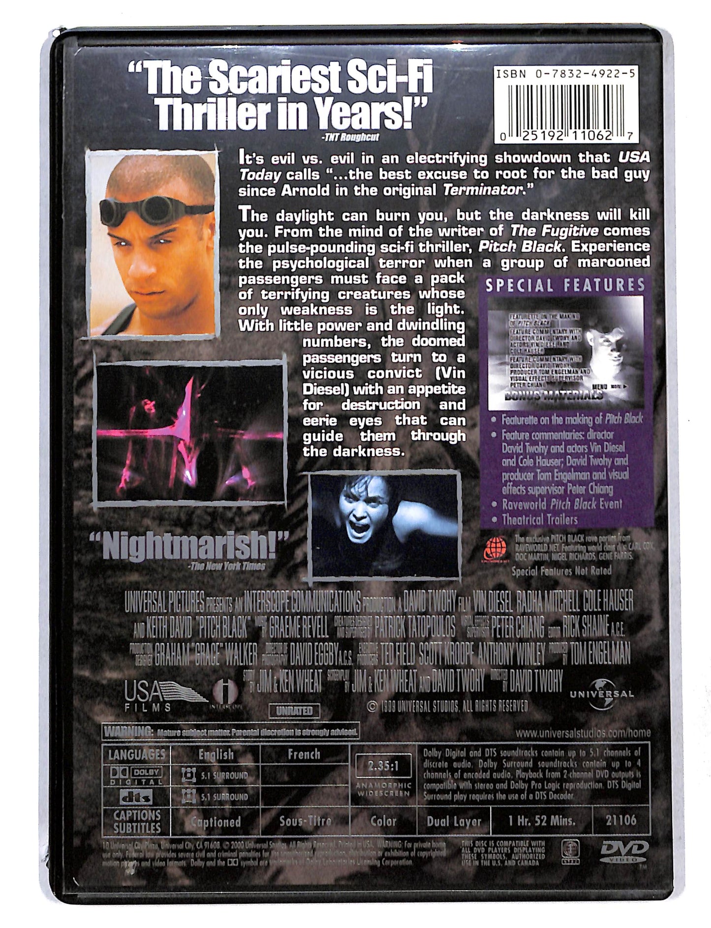 EBOND Pitch Black DVD DB753133
