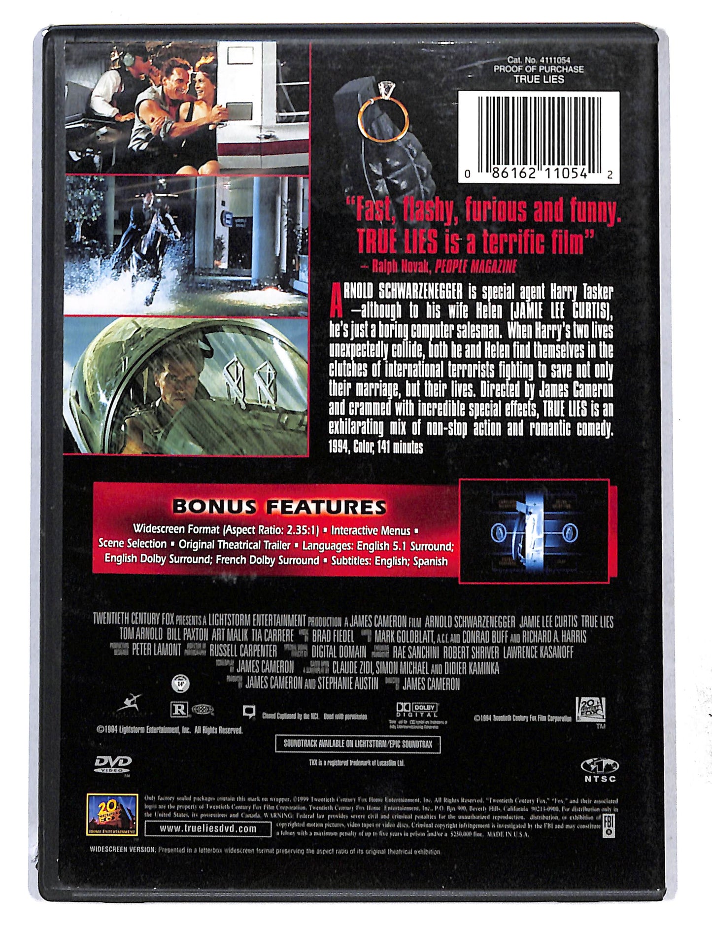 EBOND True Lies Edizione USA DVD DB753137