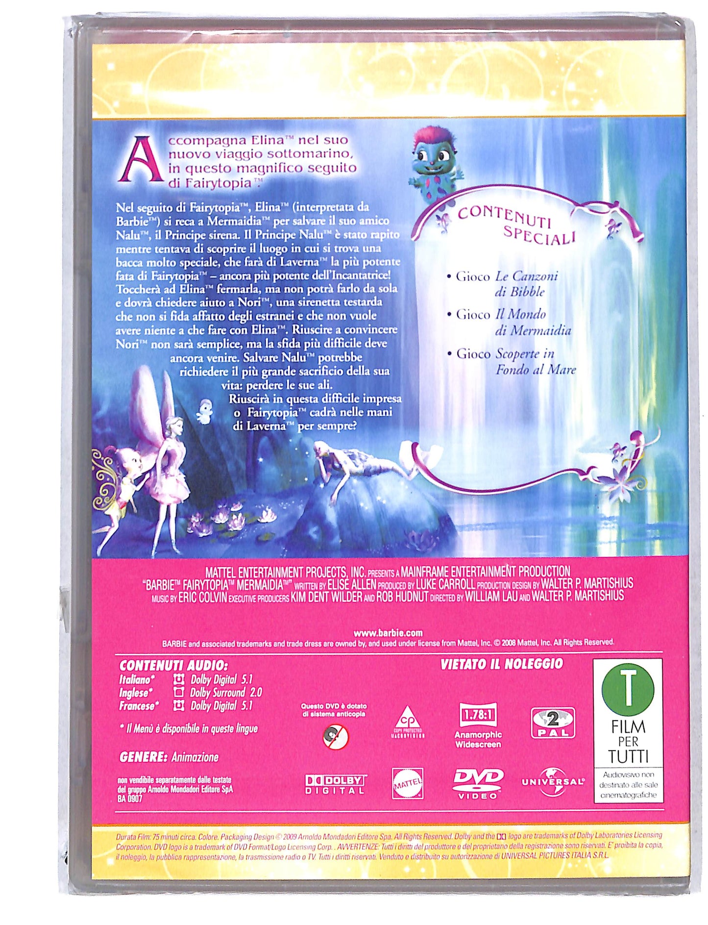 EBOND Barbie Mermaidia EDITORIALE DVD DB753155