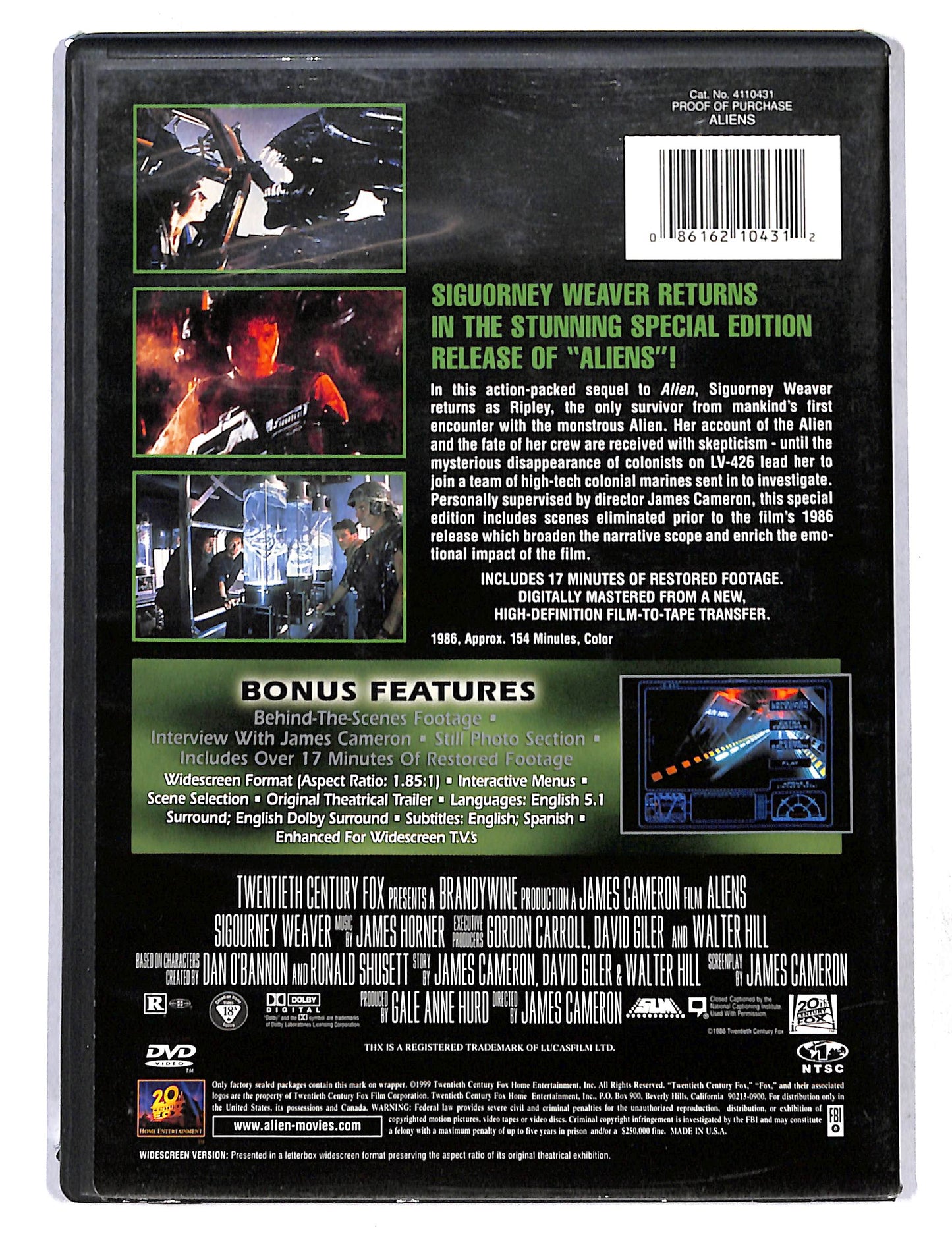 EBOND Aliens Special Edition DVD DB753239