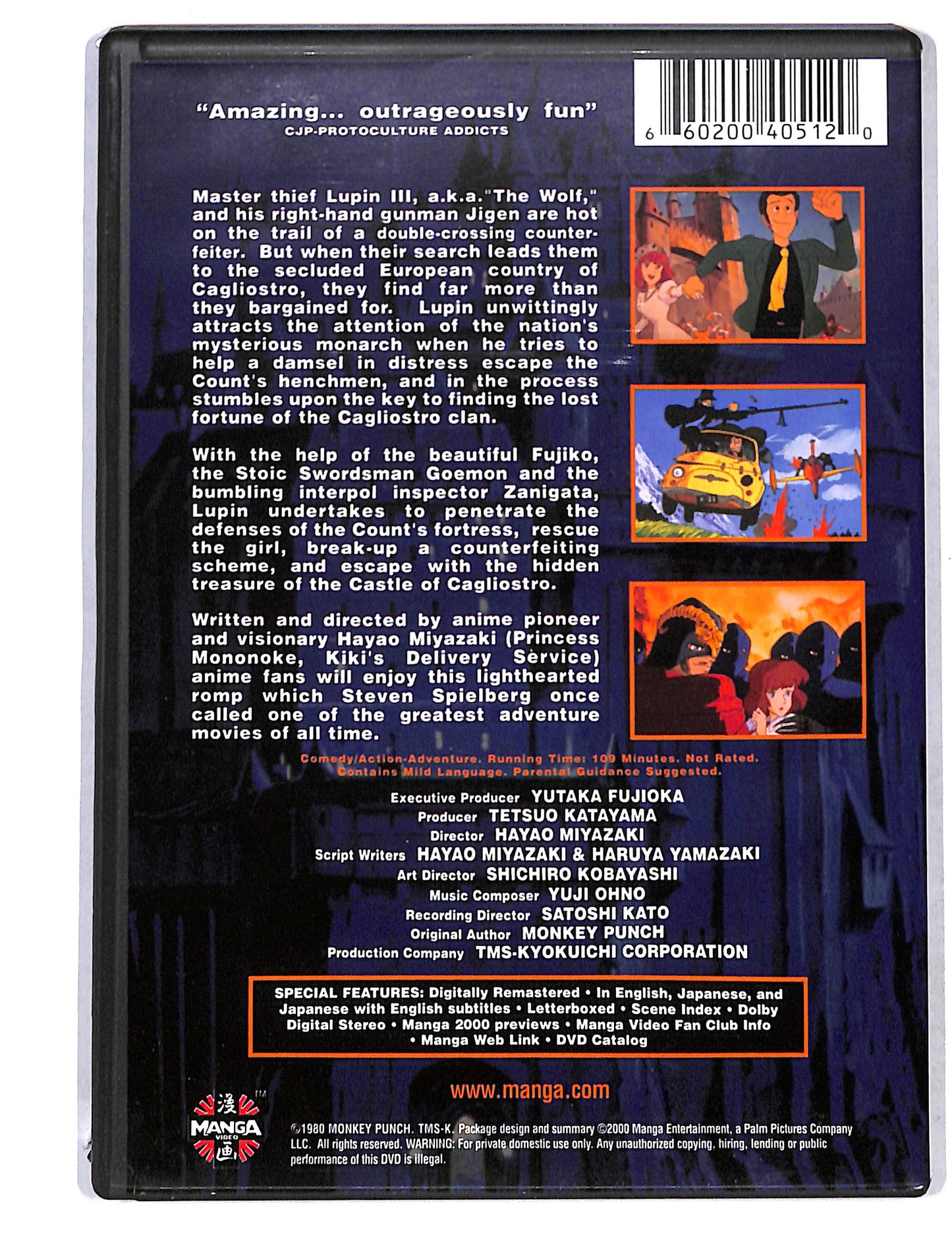 EBOND Castle of Cagliostro Edizione UK DVD DB753241