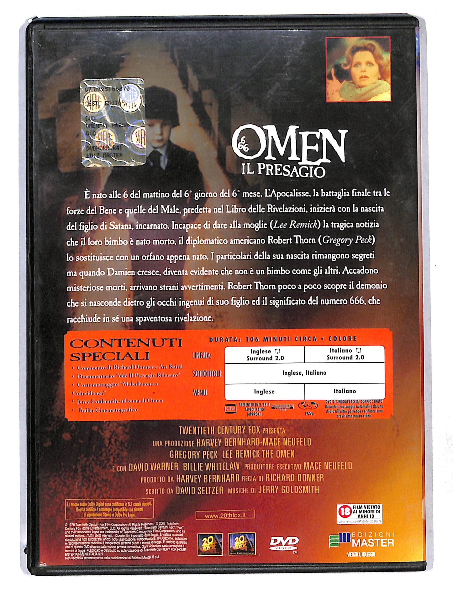 EBOND Omen il presagio EDITORIALE DVD DB753247