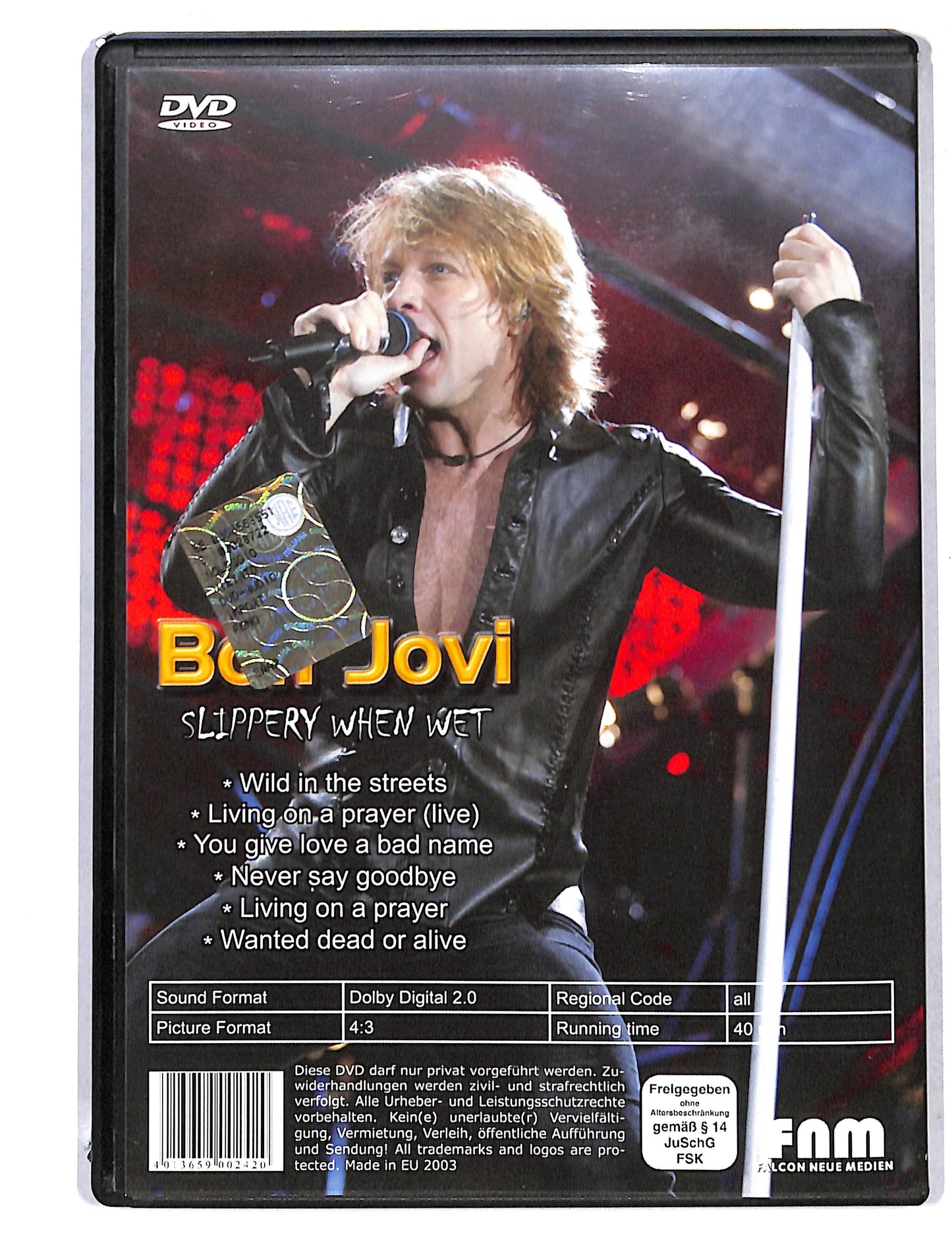 EBOND Bon Jovi - Slippery When Wet DVD DB753250