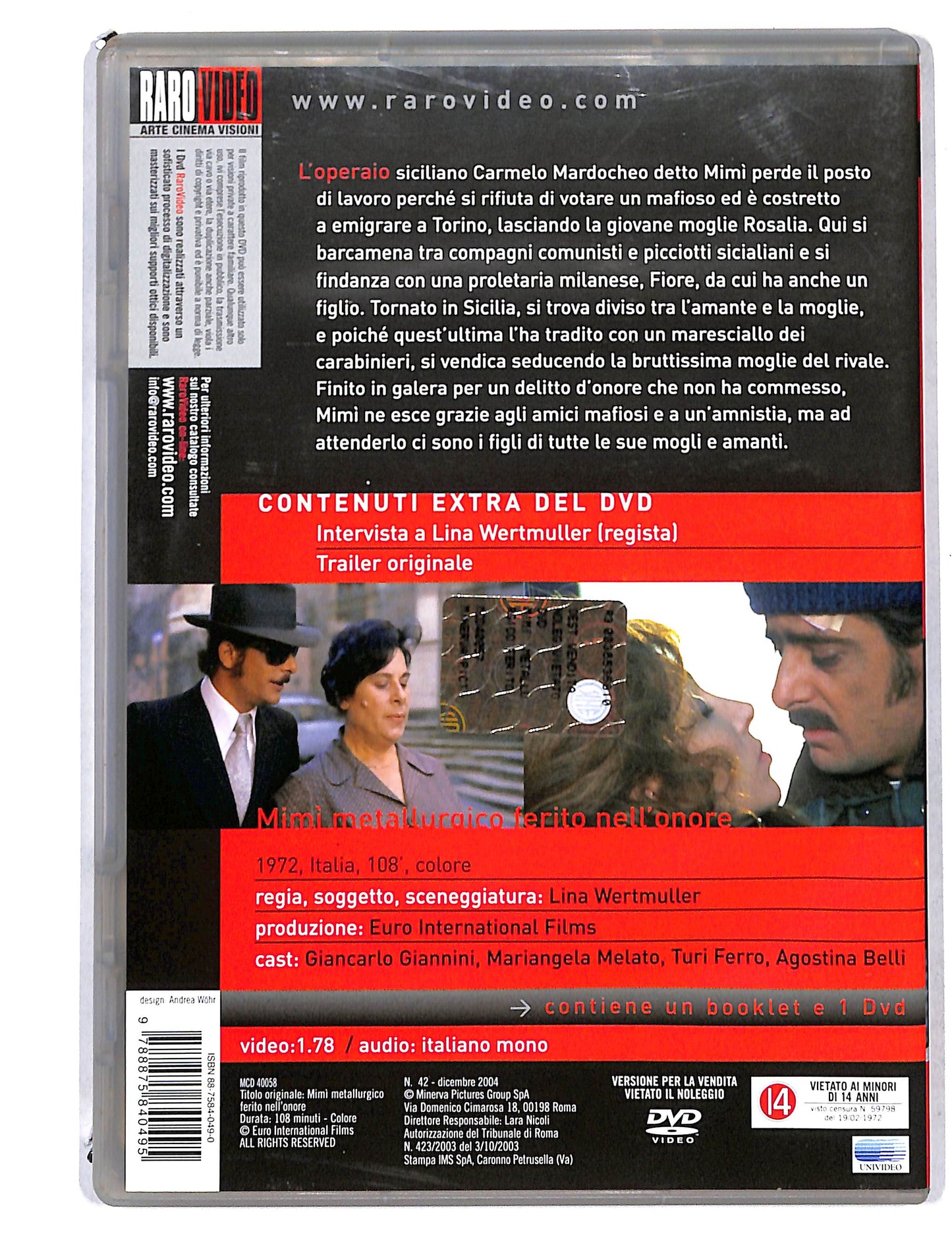EBOND Mimi metallurgico ferito nell'onore DVD DB753253