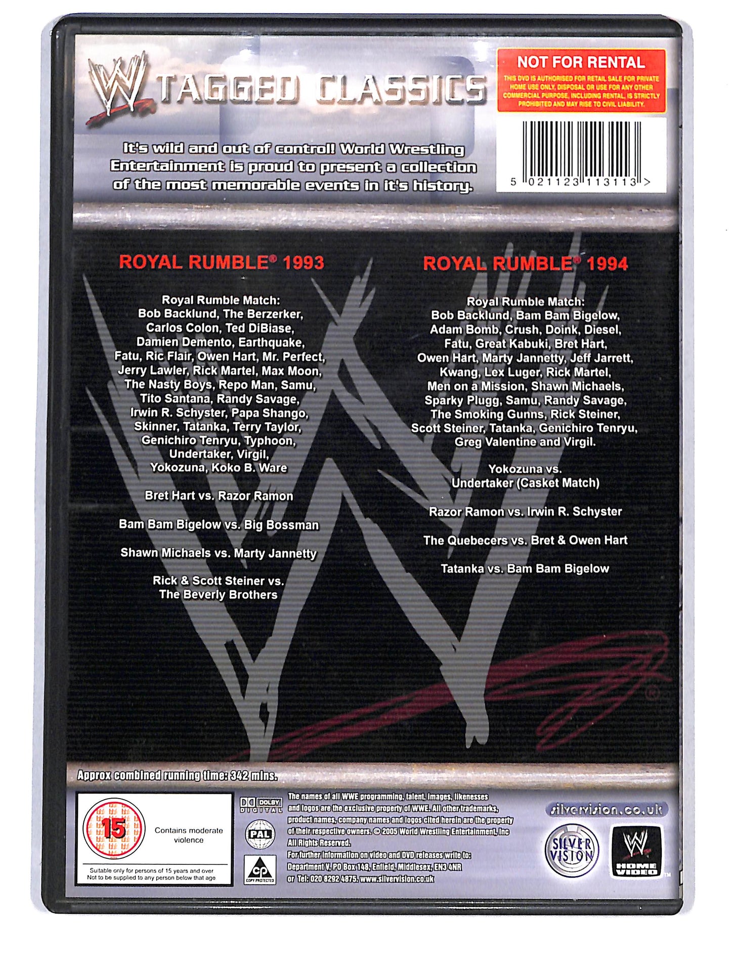 EBOND WWE - Royal Rumble 1993 & 1994 DVD DB753403