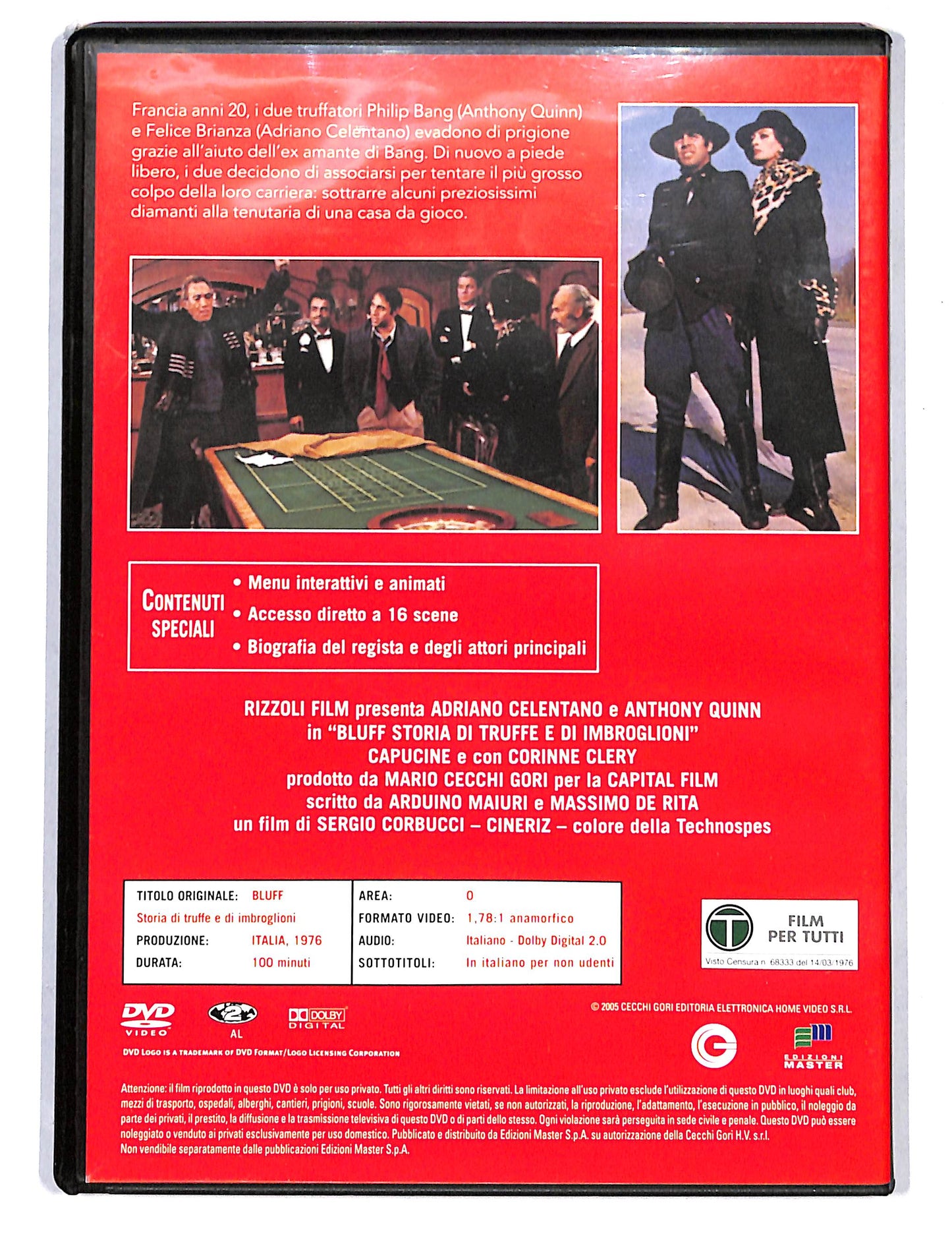 EBOND Celentano Collection - Bluff EDITORIALE DVD DB753411