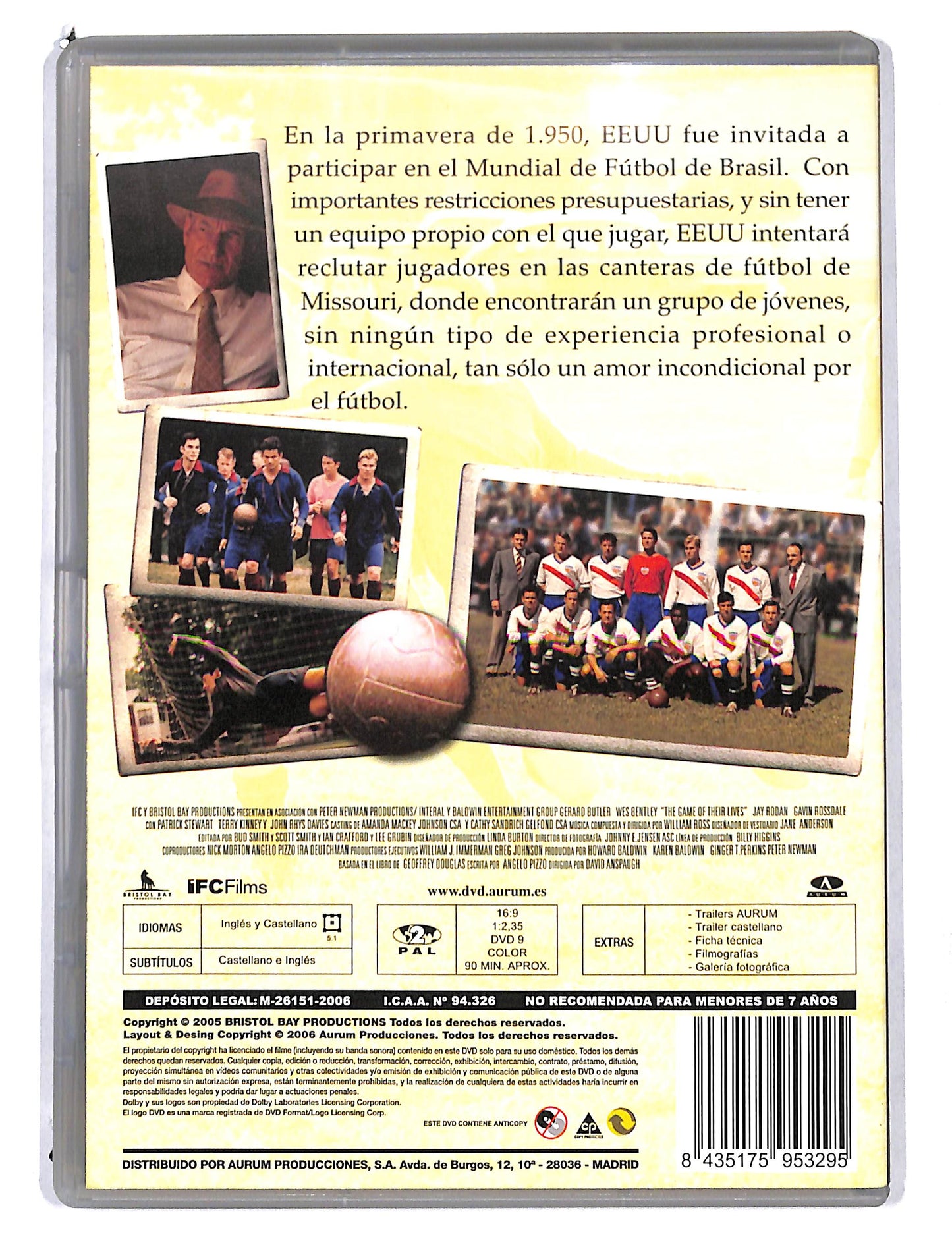EBOND El Partido De Sus Vidas - Edizione Spagnola DVD DB753431