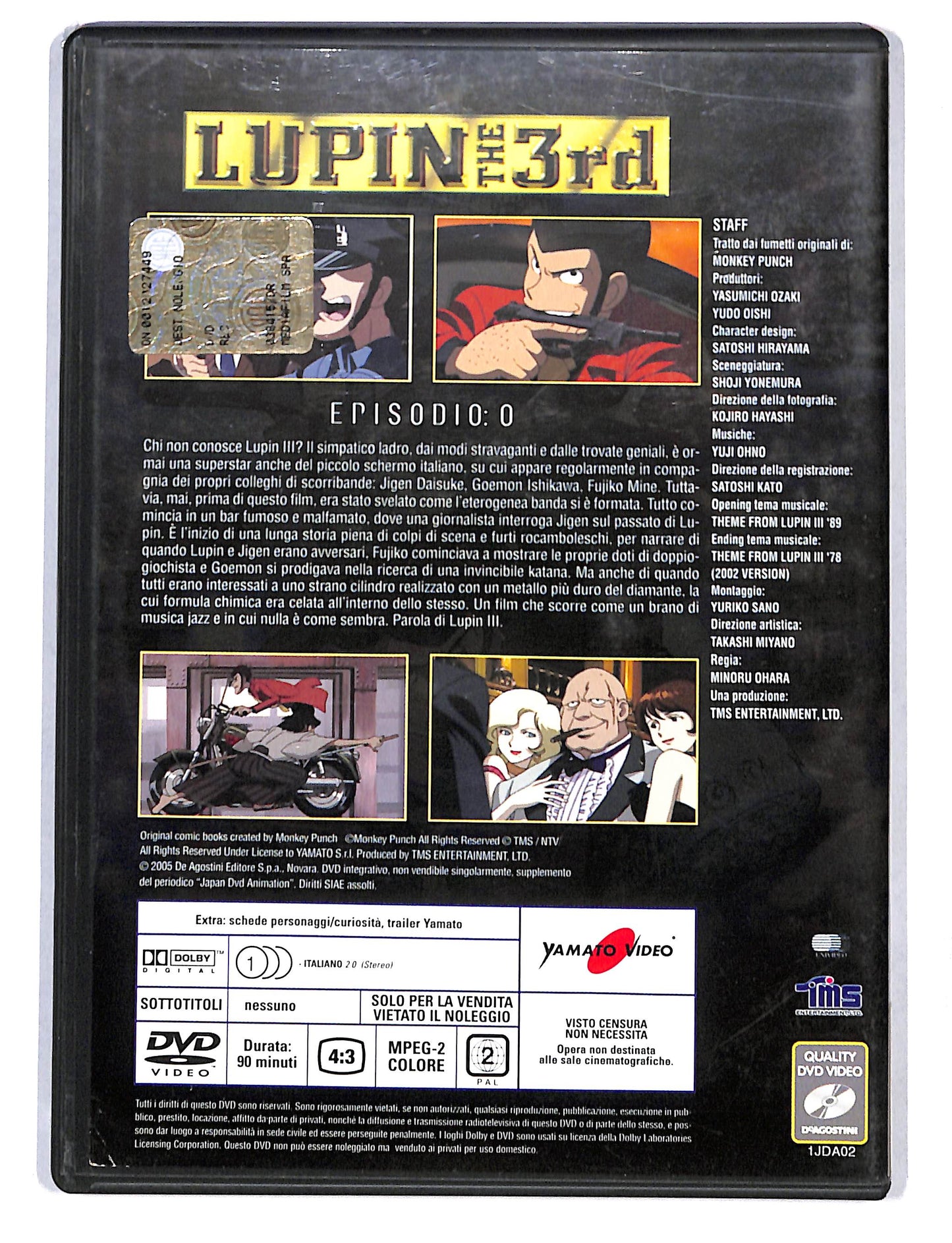 EBOND Lupin the 3 rd Episodio 0 EDITORIALE DVD DB753433