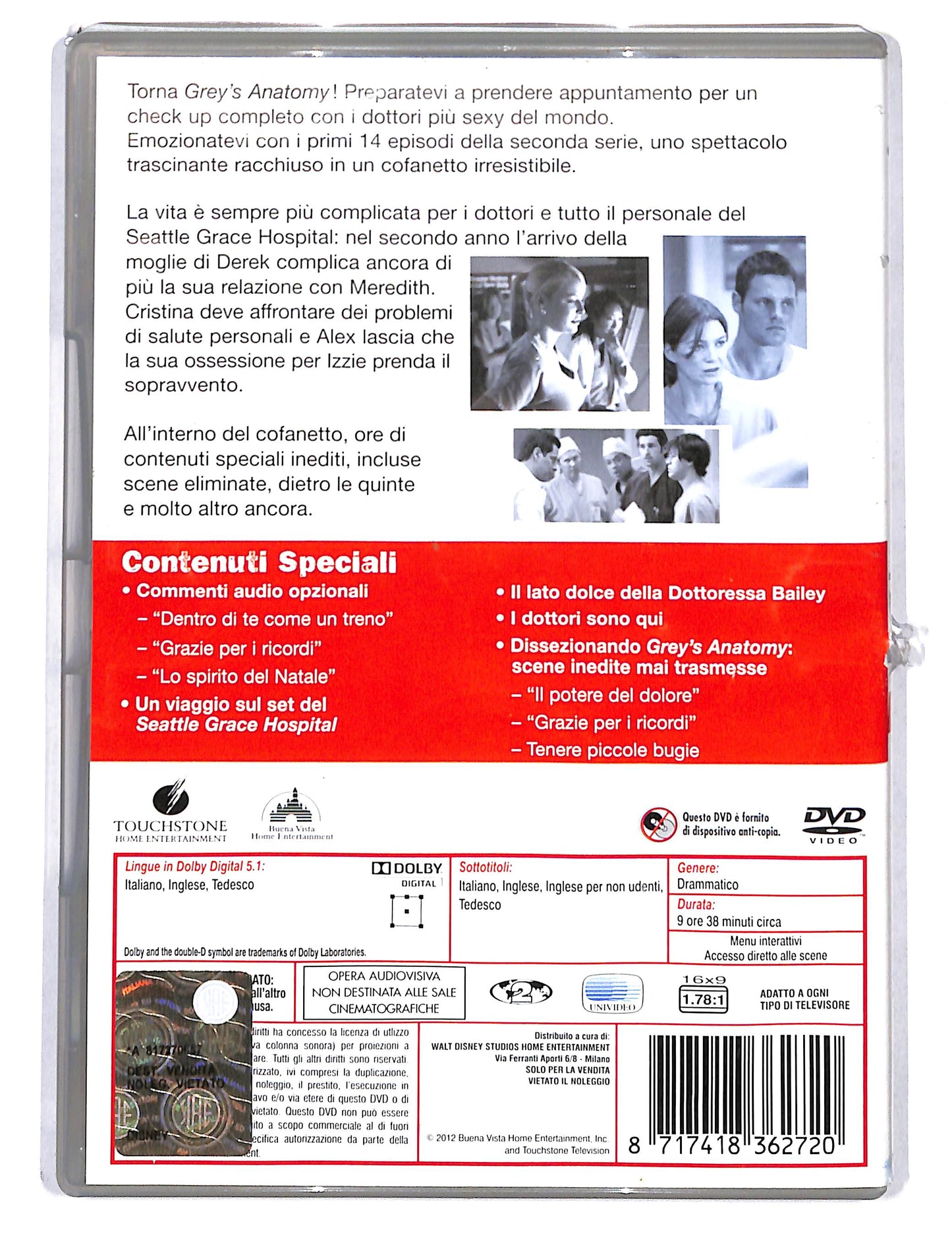 EBOND Grey's anatomy Stagione 02 Volume 01 DVD DB753438