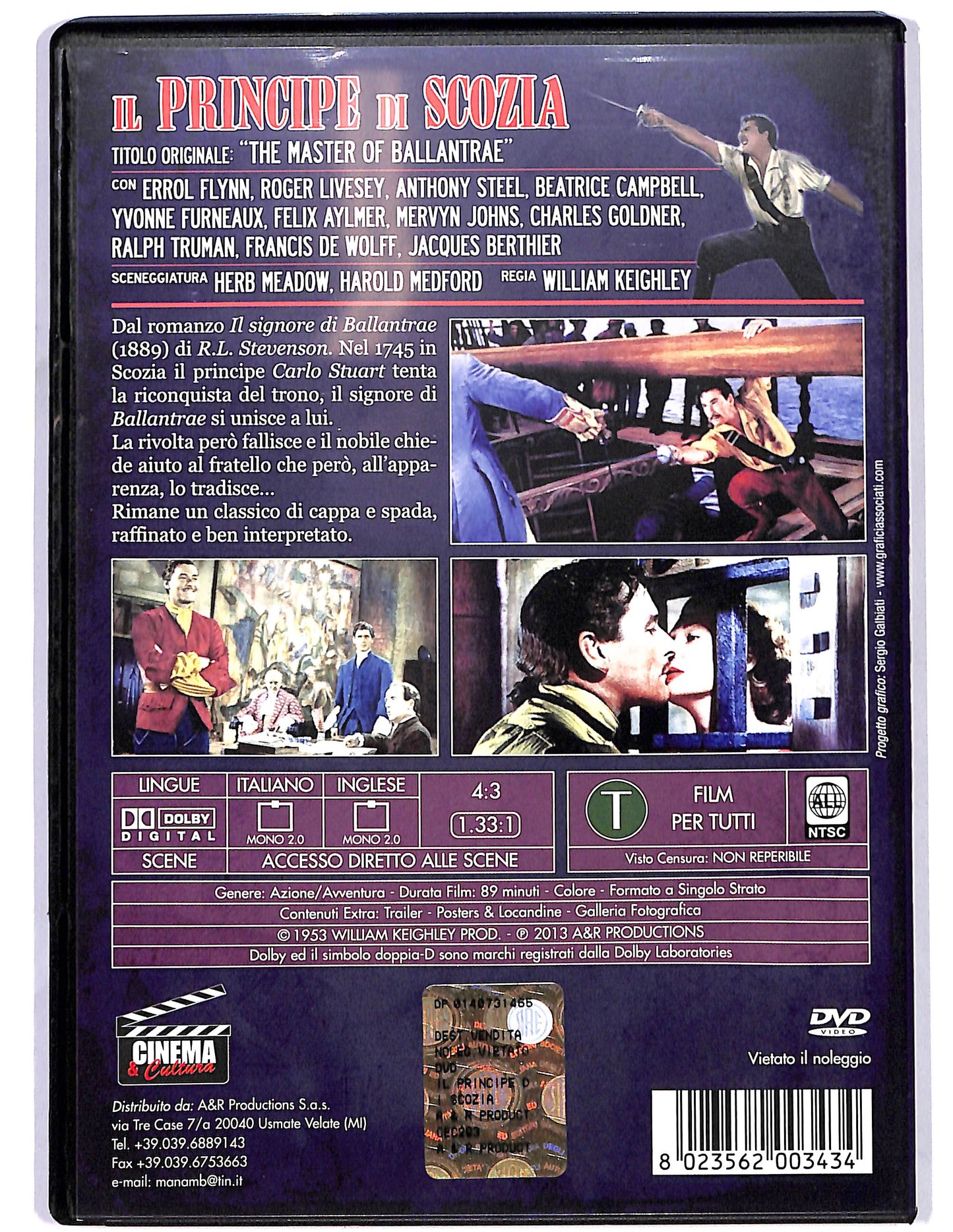 EBOND Il principe di Scozia DVD DB753609