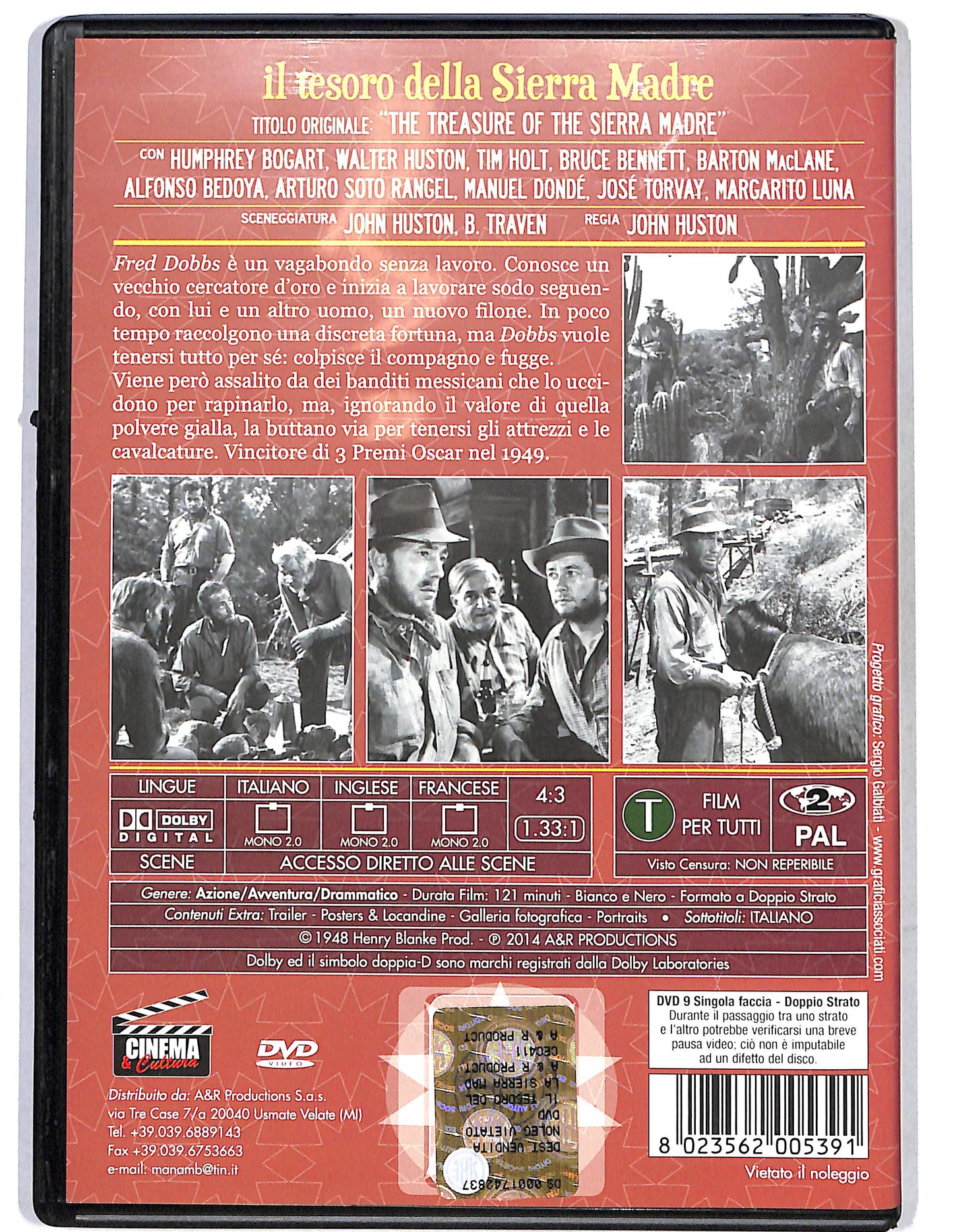 EBOND Il tesoro della Sierra Madre DVD DB753631