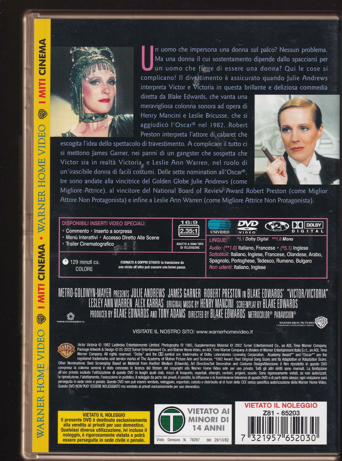 EBOND Victor Victoria DVD DB753643