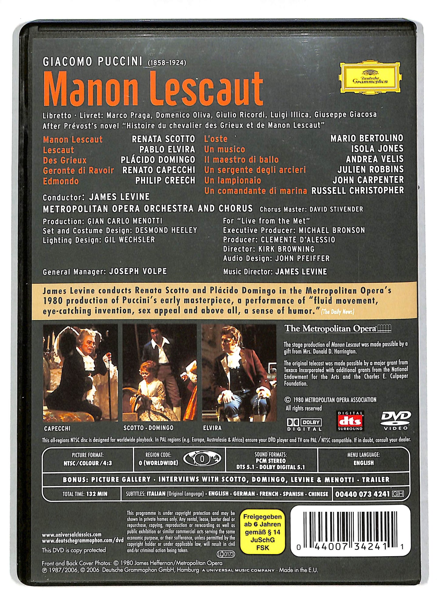 EBOND Manon lescaut - puccini DVD DB753652