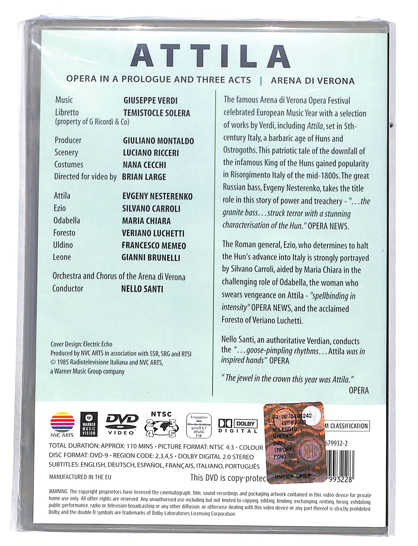 EBOND Attila Arena di verona DVD DB753663