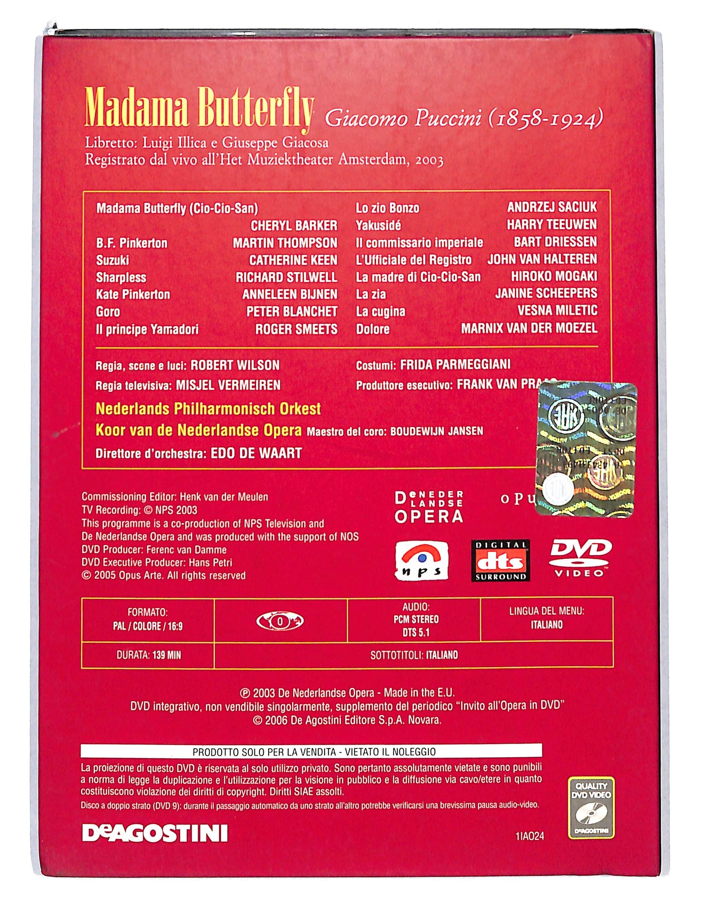 EBOND Invito all'Opera vol.24 Madama Butterly EDITORIALE DVD DB753810