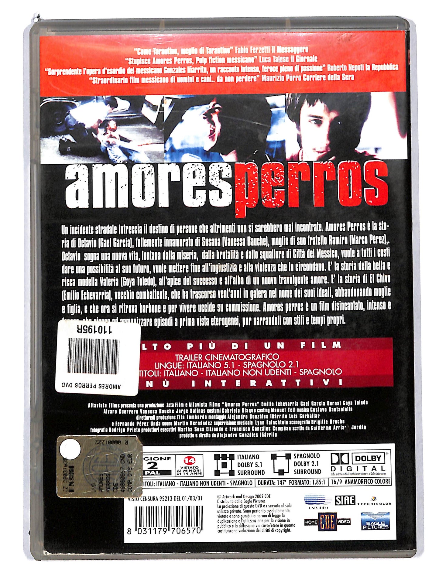 EBOND Amores Perros DVD DB753824