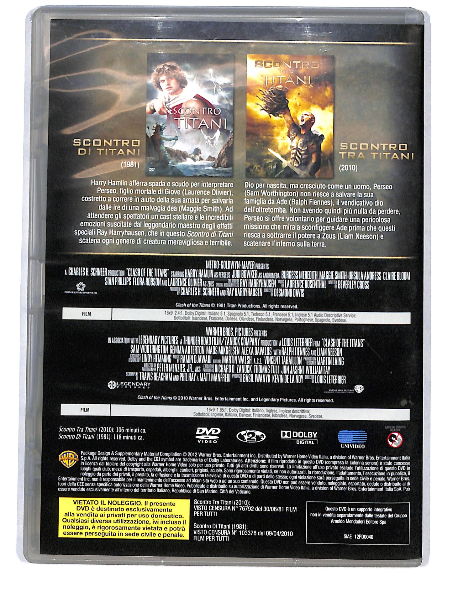 EBOND Scontro di Titani - Scontro tra Titani EDIZIONE SPECIALE DVD DB753826