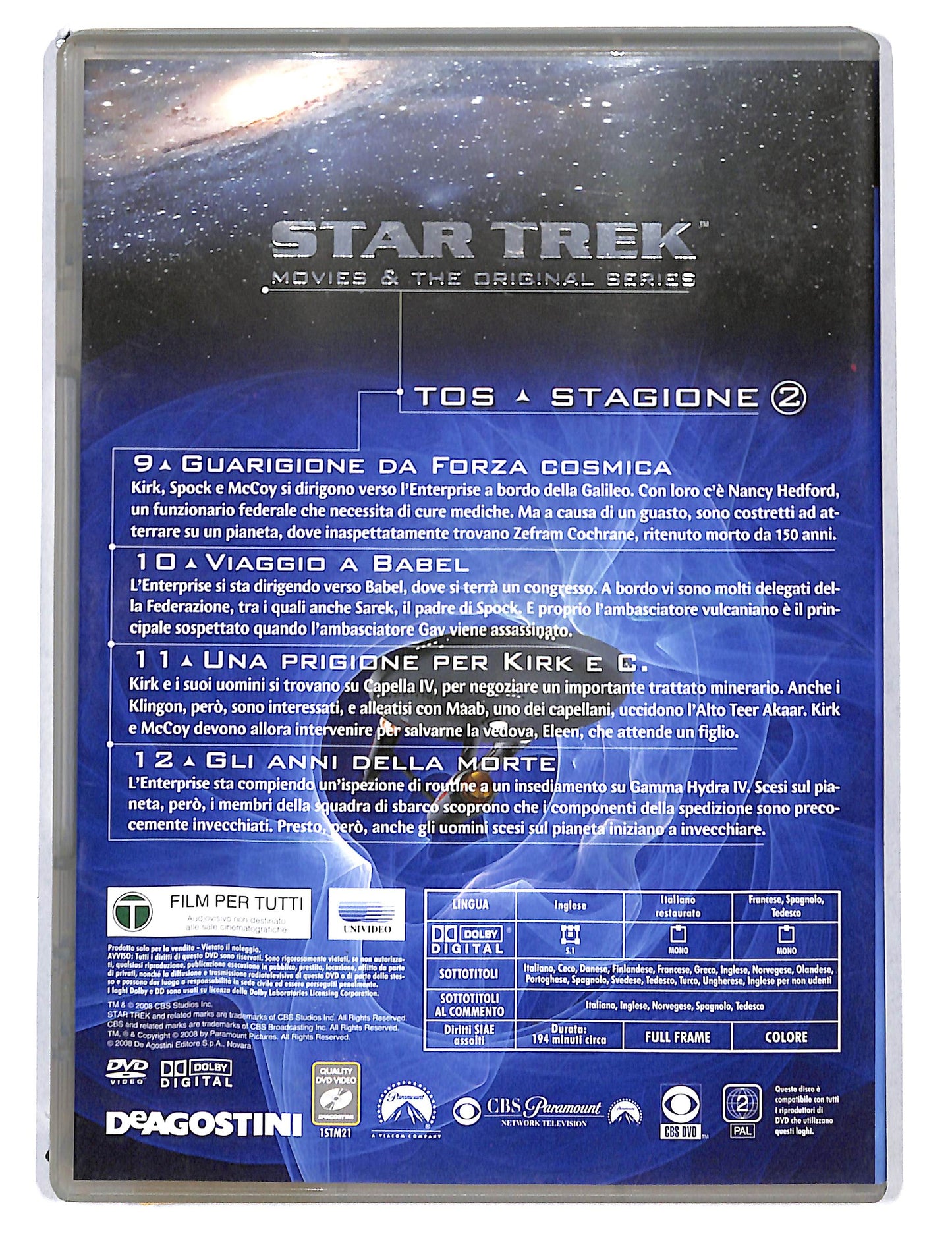 EBOND Star Trek TOS Stagione 2 Vol.21 EDITORIALE DVD DB753837