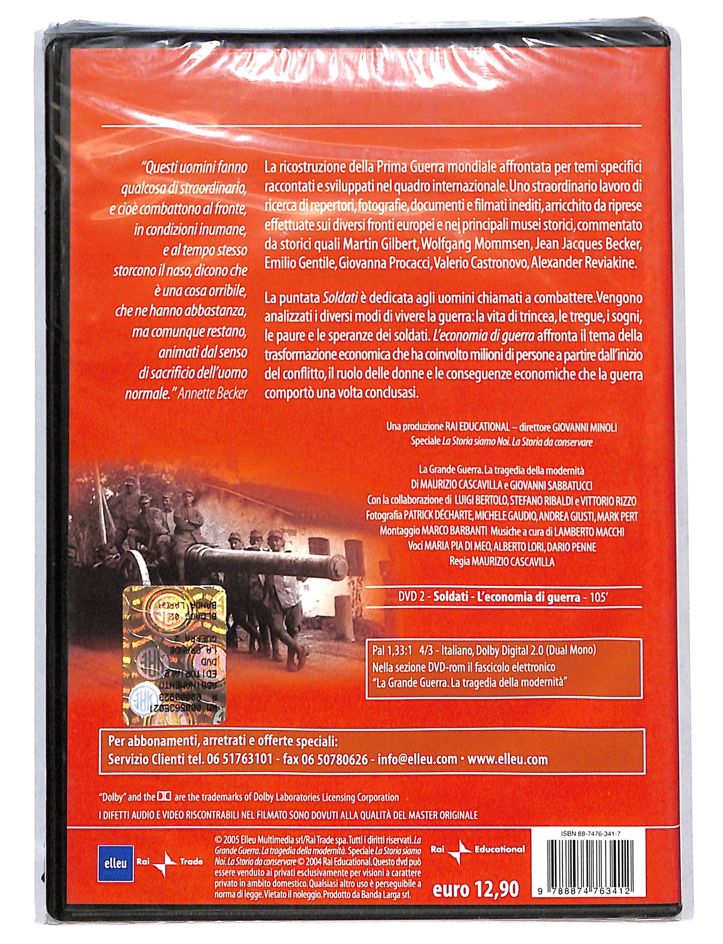 EBOND La Grande Guerra Soldati - L'economia di guerra DVD DB753840