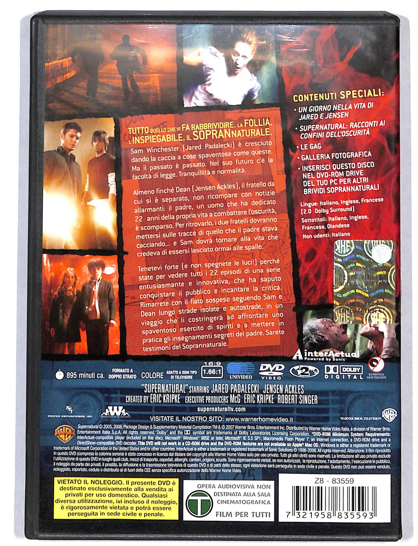 EBOND Supernatural Stagione 1 Completa 6 dischi DVD DB753845