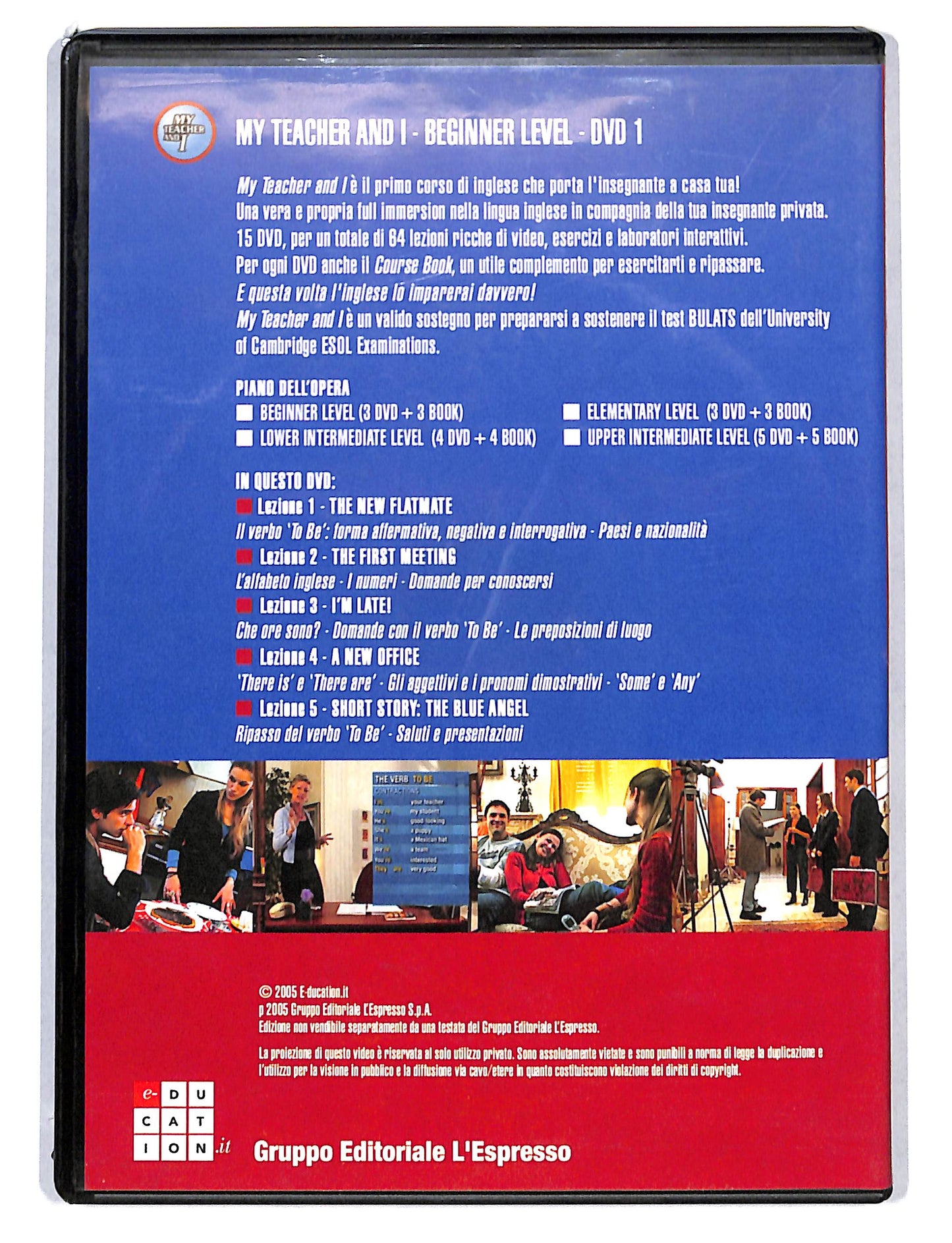 EBOND My Teacher and I - Beginner level vol.1 EDITORIALE DVD DB753850