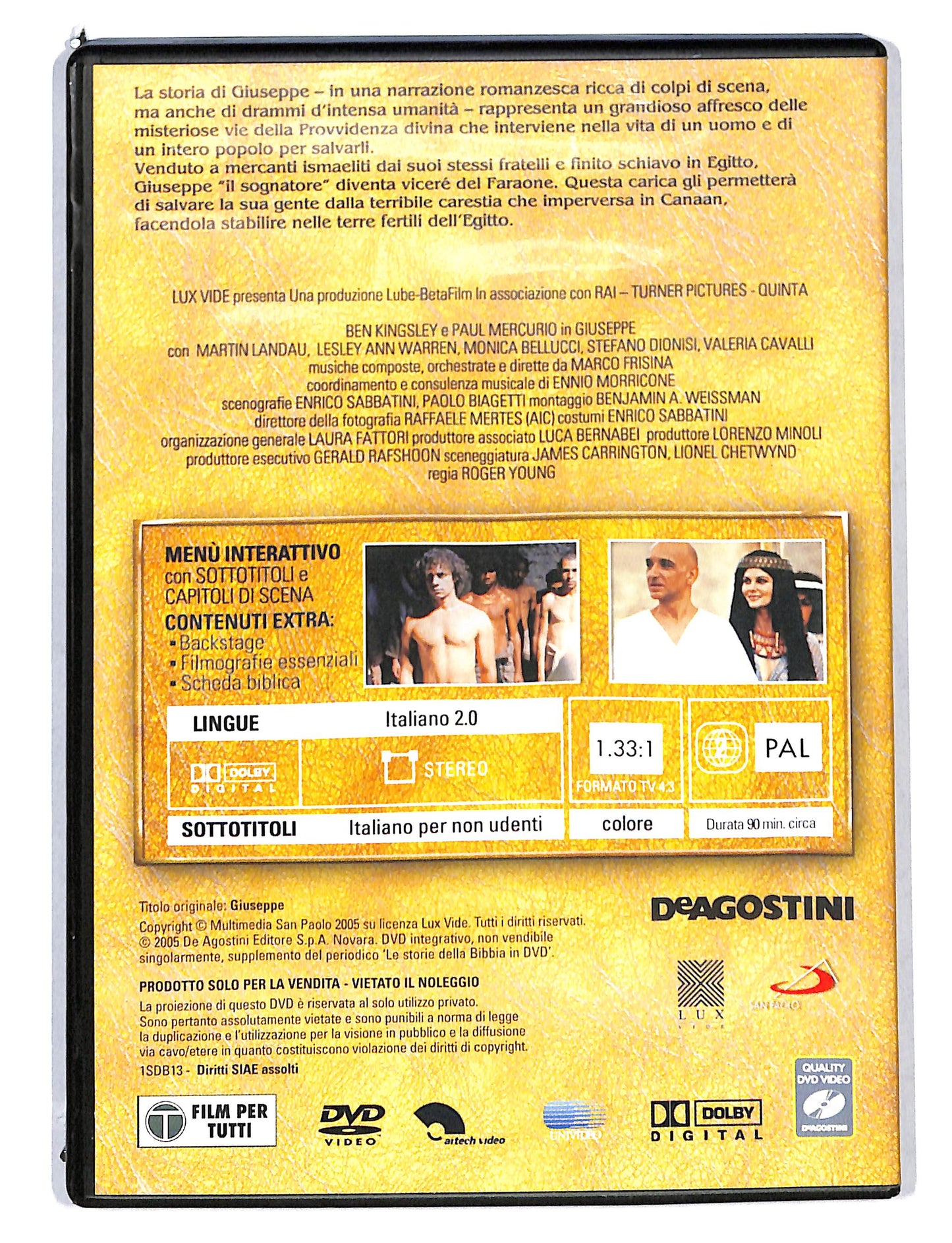 EBOND Le Storie della Bibbia - Giuseppe seconda parte EDITORIALE DVD DB753852