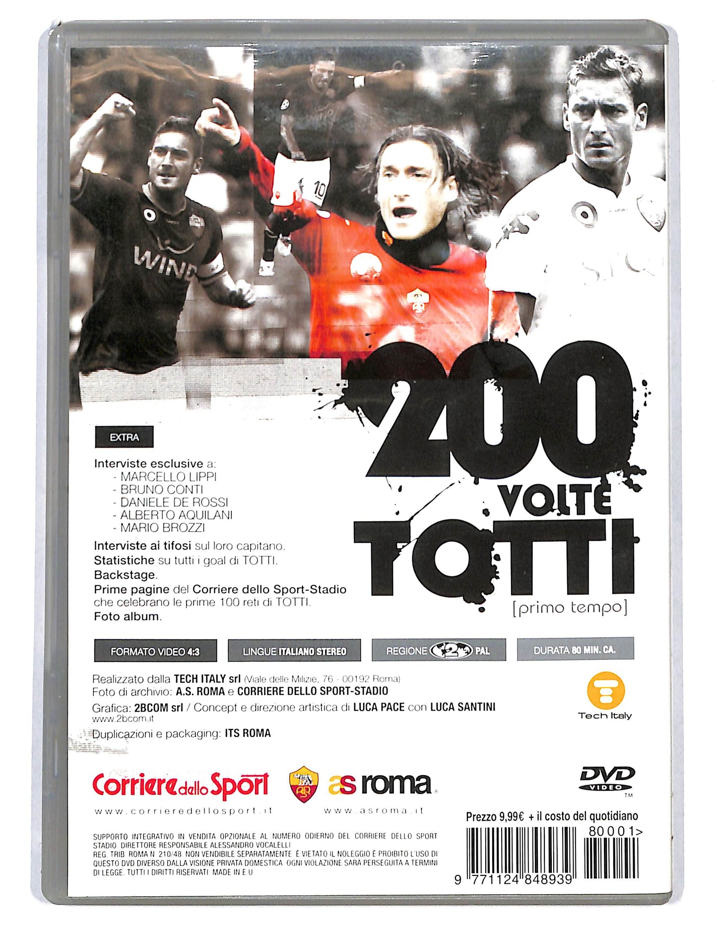 EBOND 200 volte Totti primo tempo EDITORIALE DVD DB753855