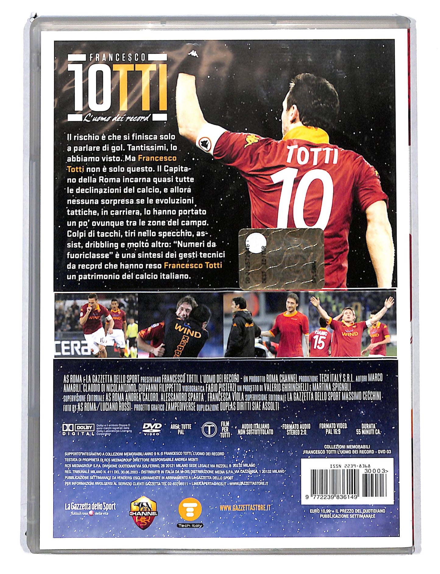 EBOND Totti numeri da fuoriclasse EDITORIALE DVD DB753856