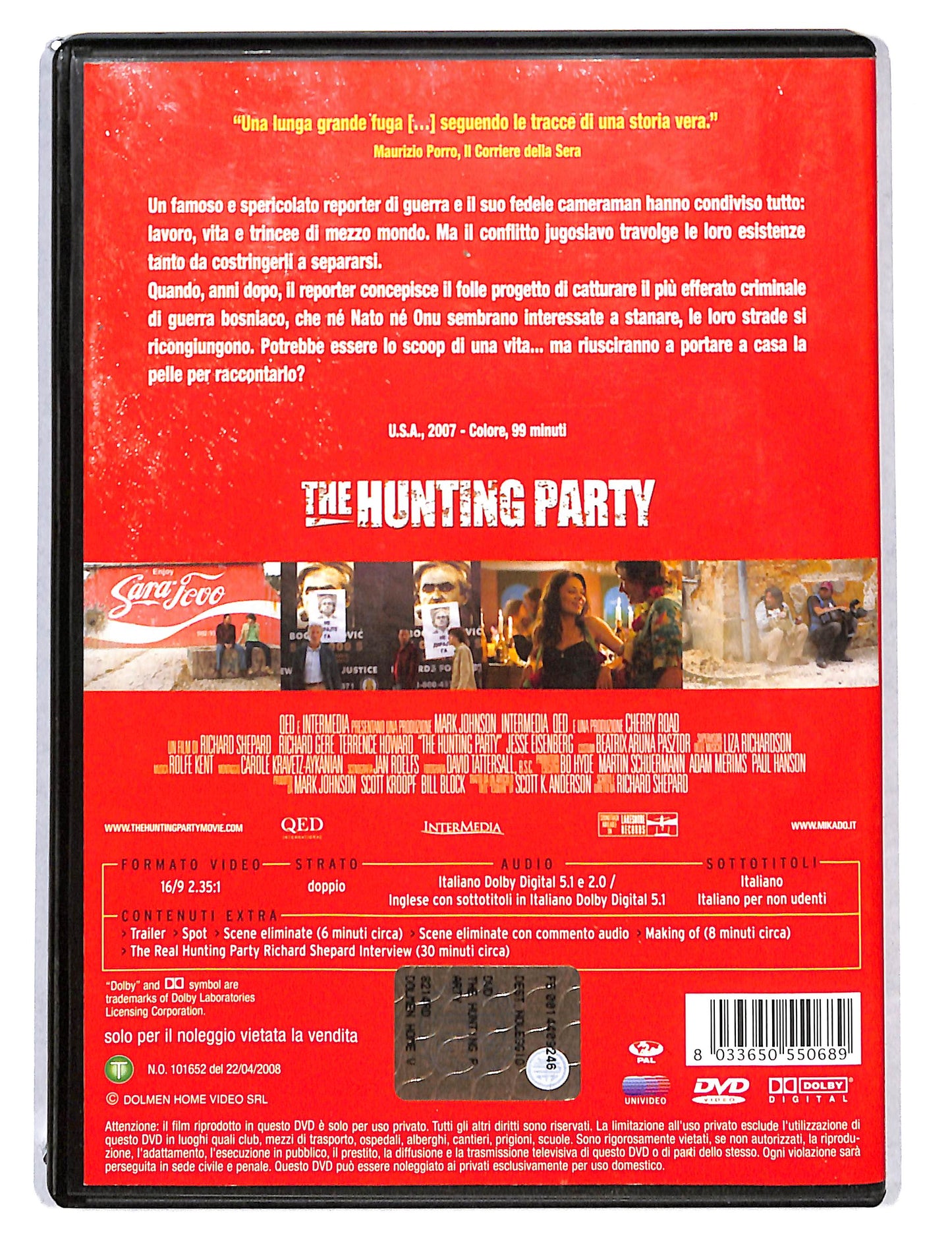 EBOND The Hunting Party NOLEGGIO DVD DB753944