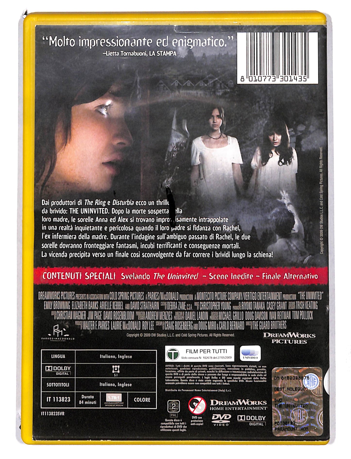 EBOND The Uninvited NOLEGGIO DVD DB754302