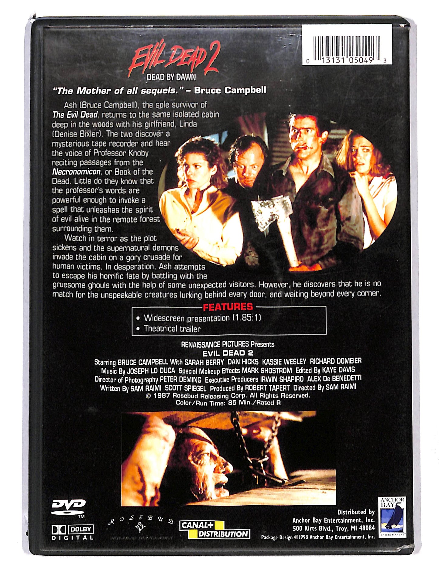 EBOND Evil Dead 2 DVD DB754307
