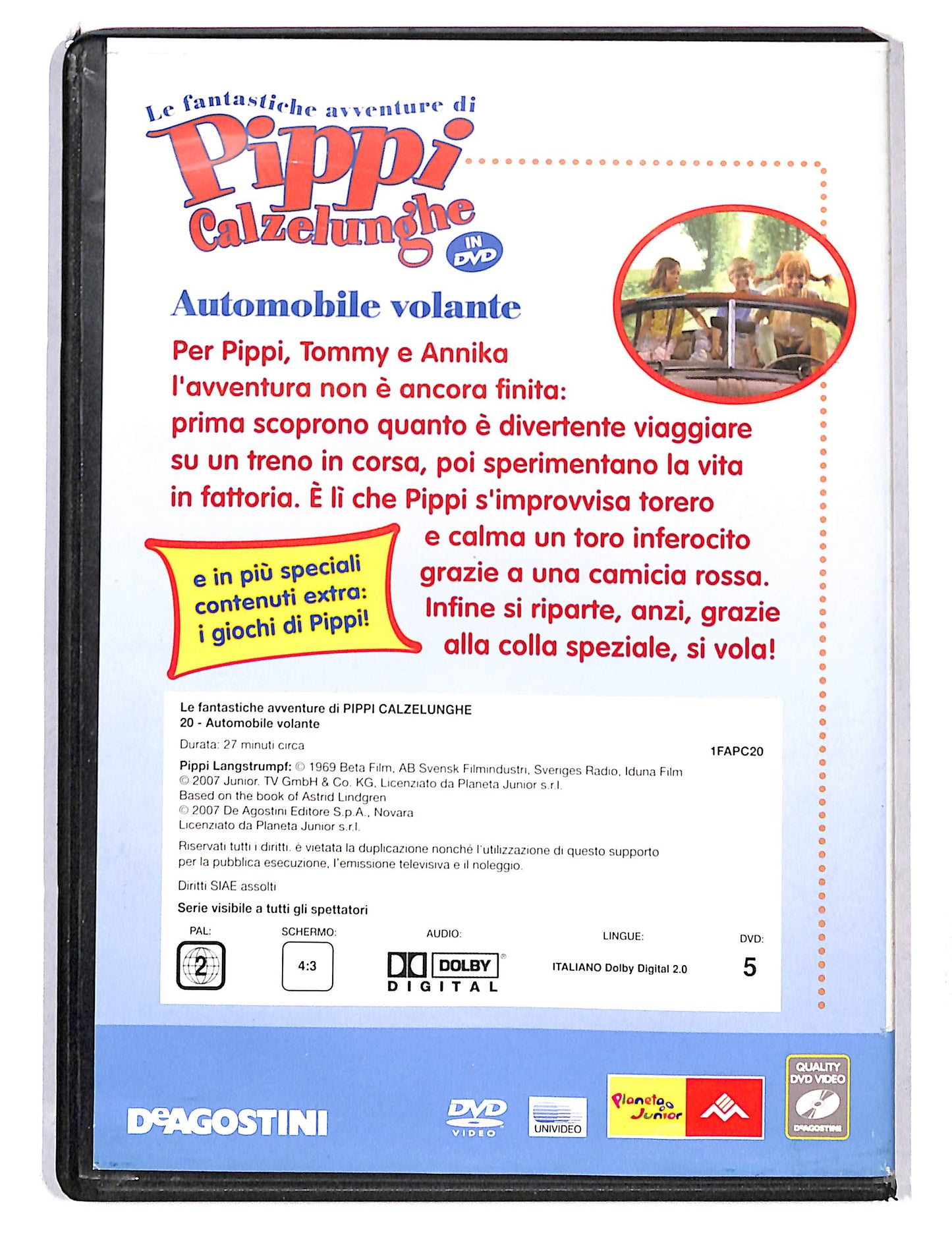 EBOND Pippi Calzelunghe in dvd vol.20 Automobile volante DVD DB754317