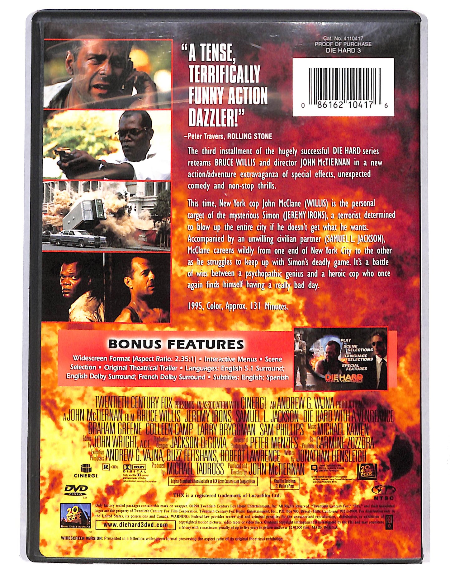 EBOND Die Hard with a Vengeance DVD DB754328