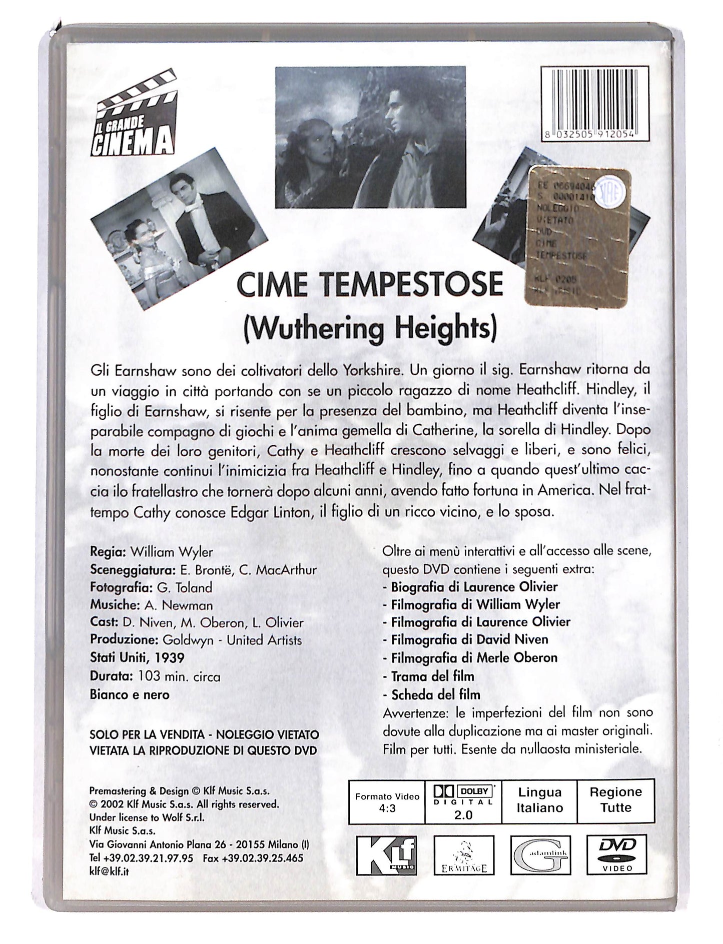 EBOND Cime Tempestose DVD DB754329