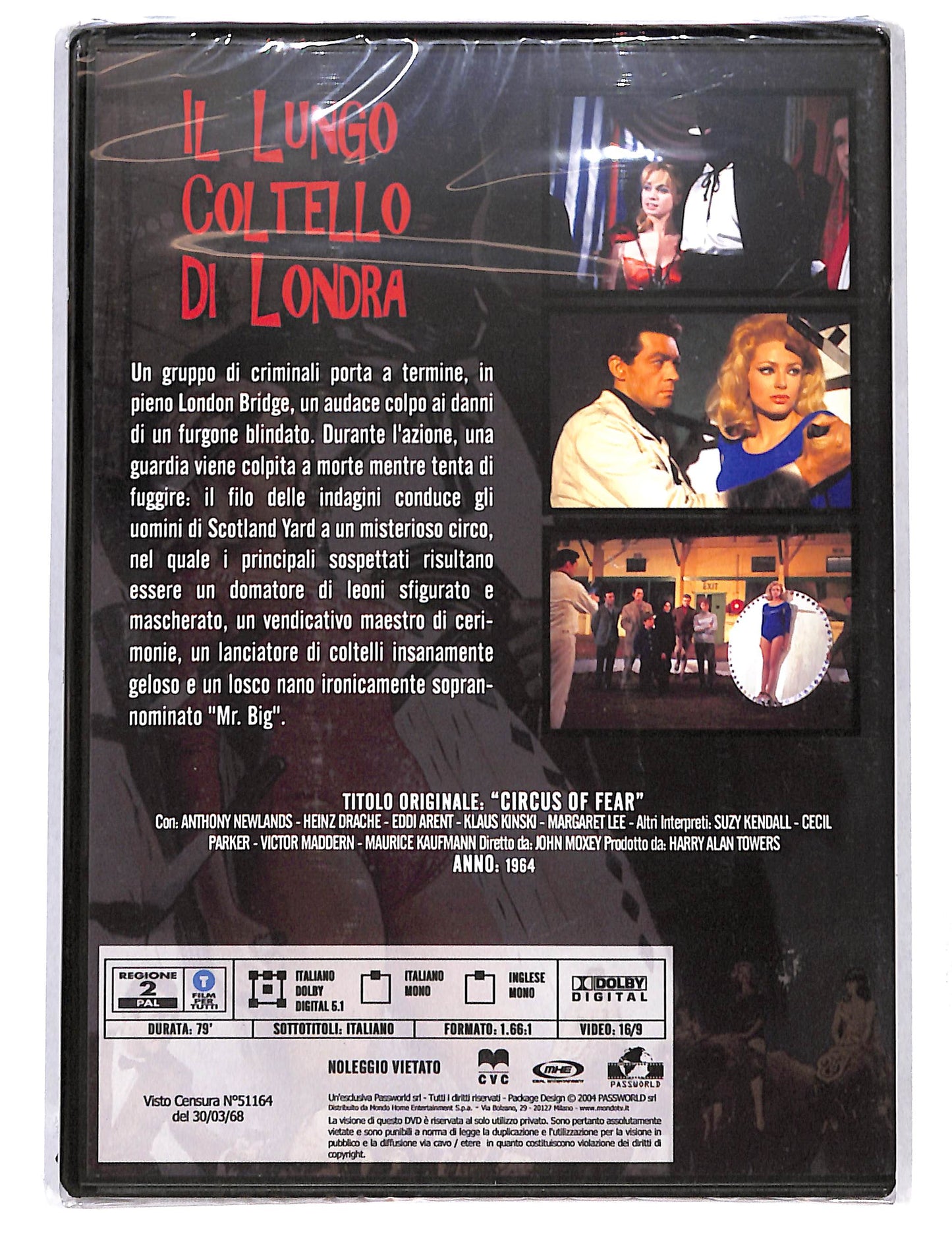EBOND Il Lungo coltello di Londra DVD DB754336