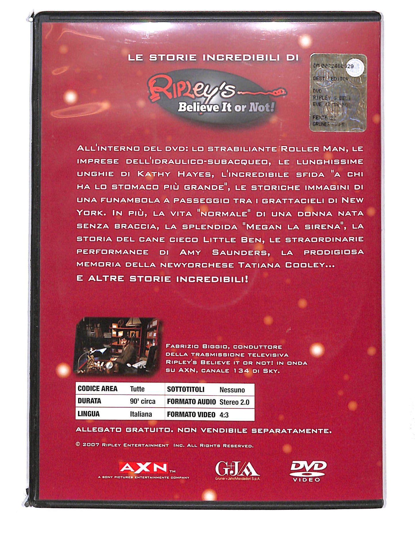 EBOND Le storie incredibili di Ripley's believe it or not DVD DB754343