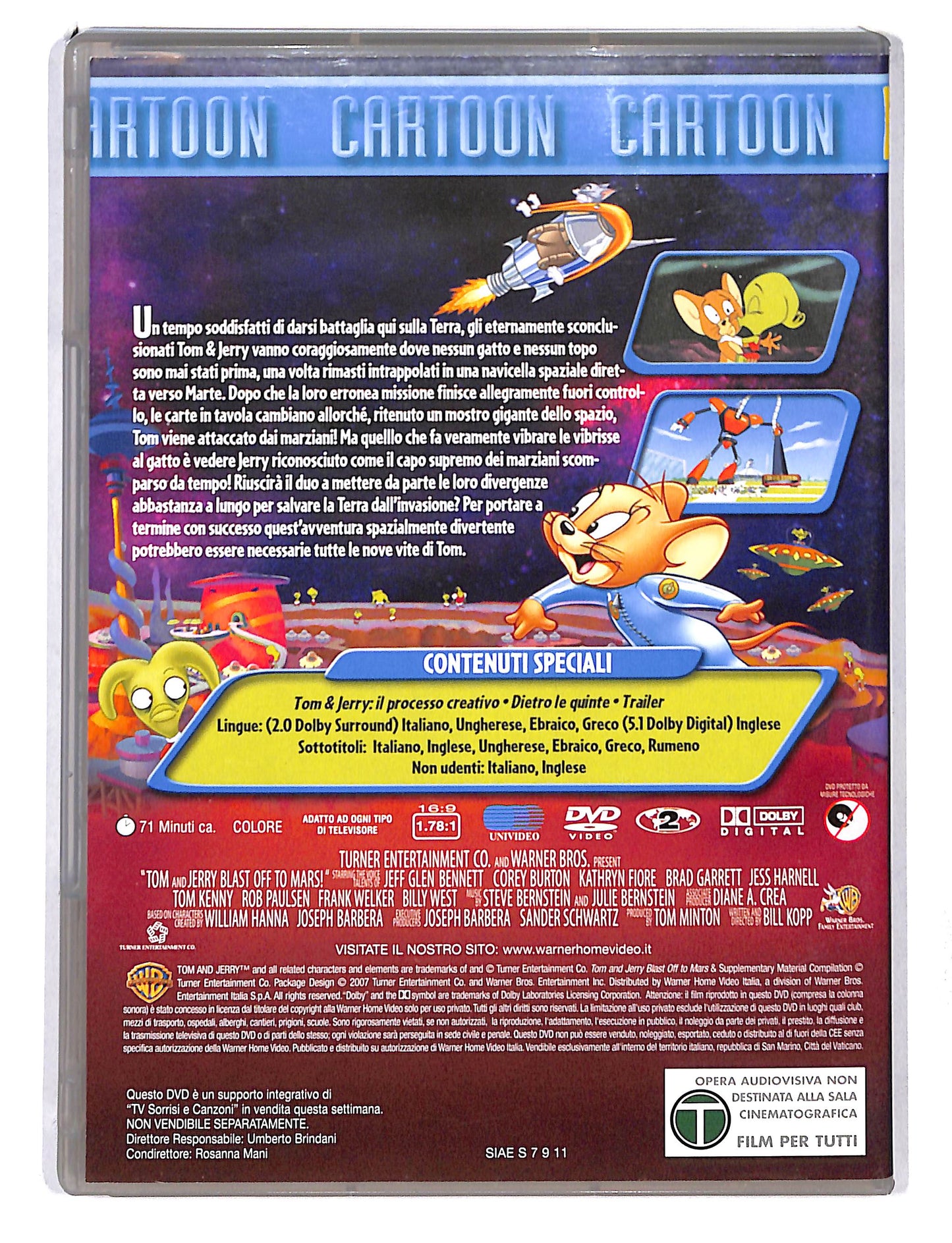 EBOND Tom & Jerry rotta su Marte EDITORIALE DVD DB754348