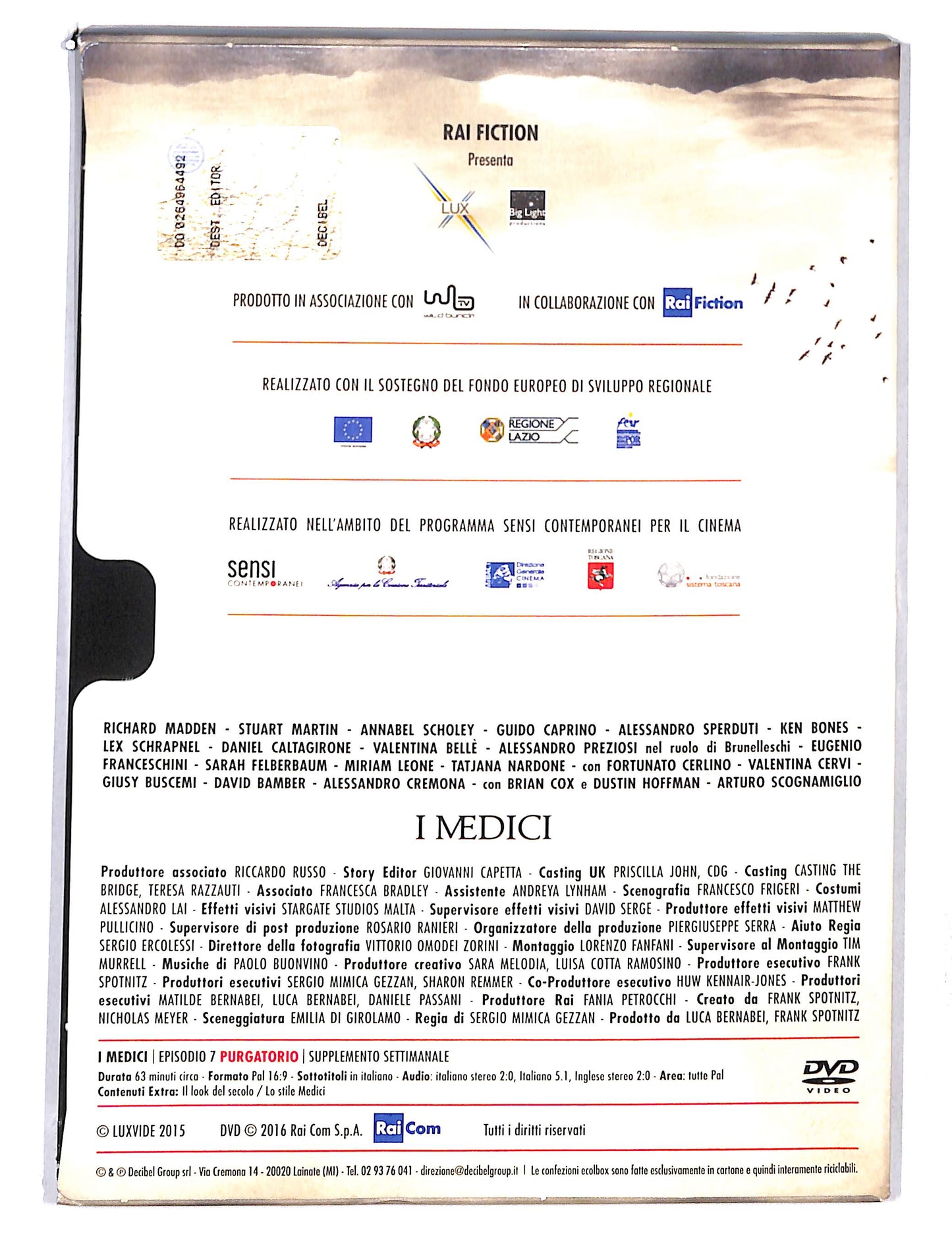 EBOND I Medici vol 7 Purgatorio EDITORIALE DIGIPACK DVD DB754363