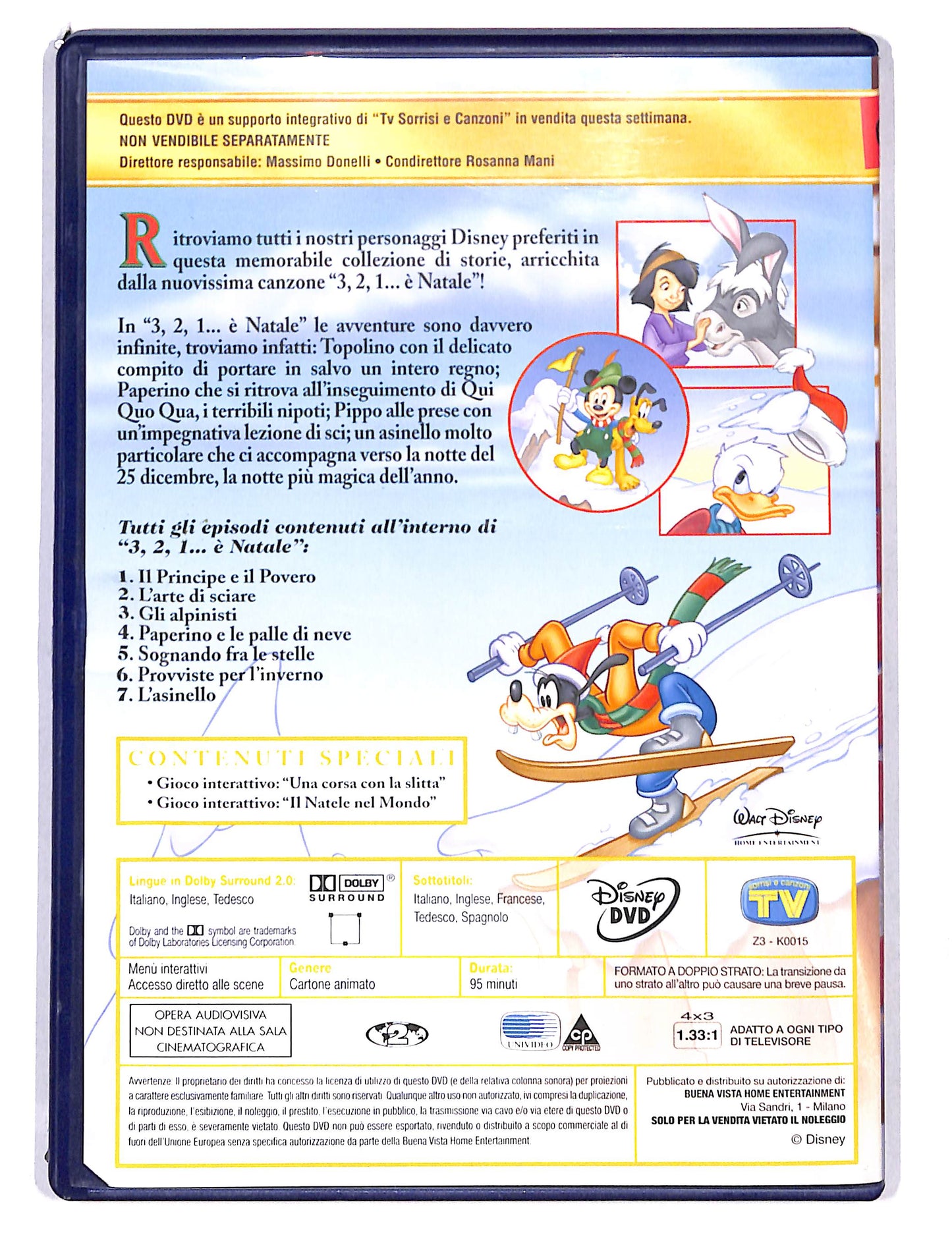 EBOND 3 2 1 e Natale EDITORIALE DVD DB754611