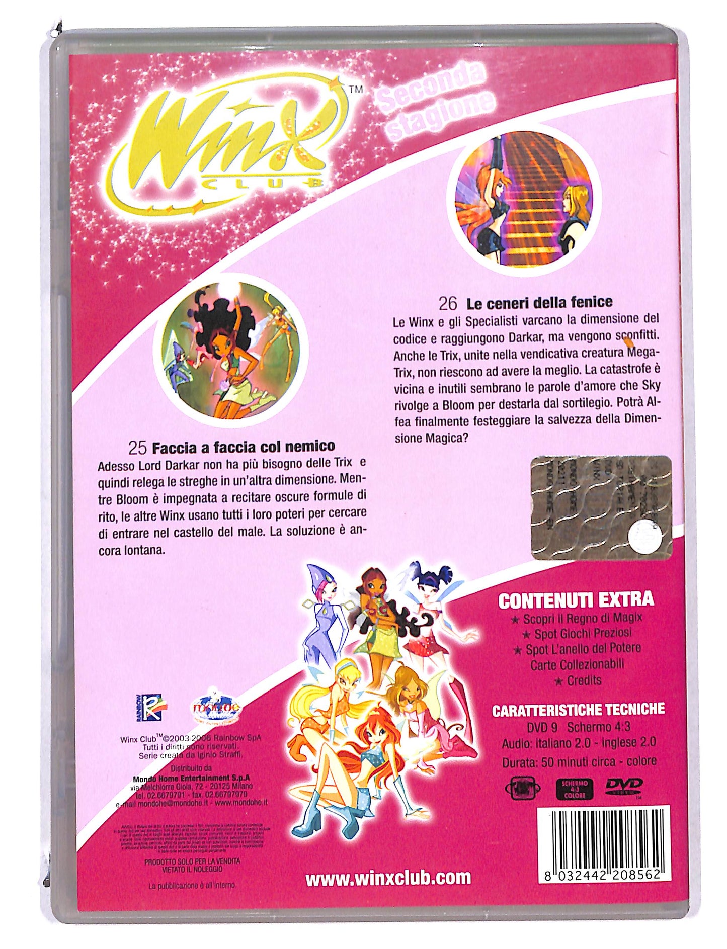 EBOND Winx Club Seconda Stagione - faccia a faccia col nemico DVD DB754612