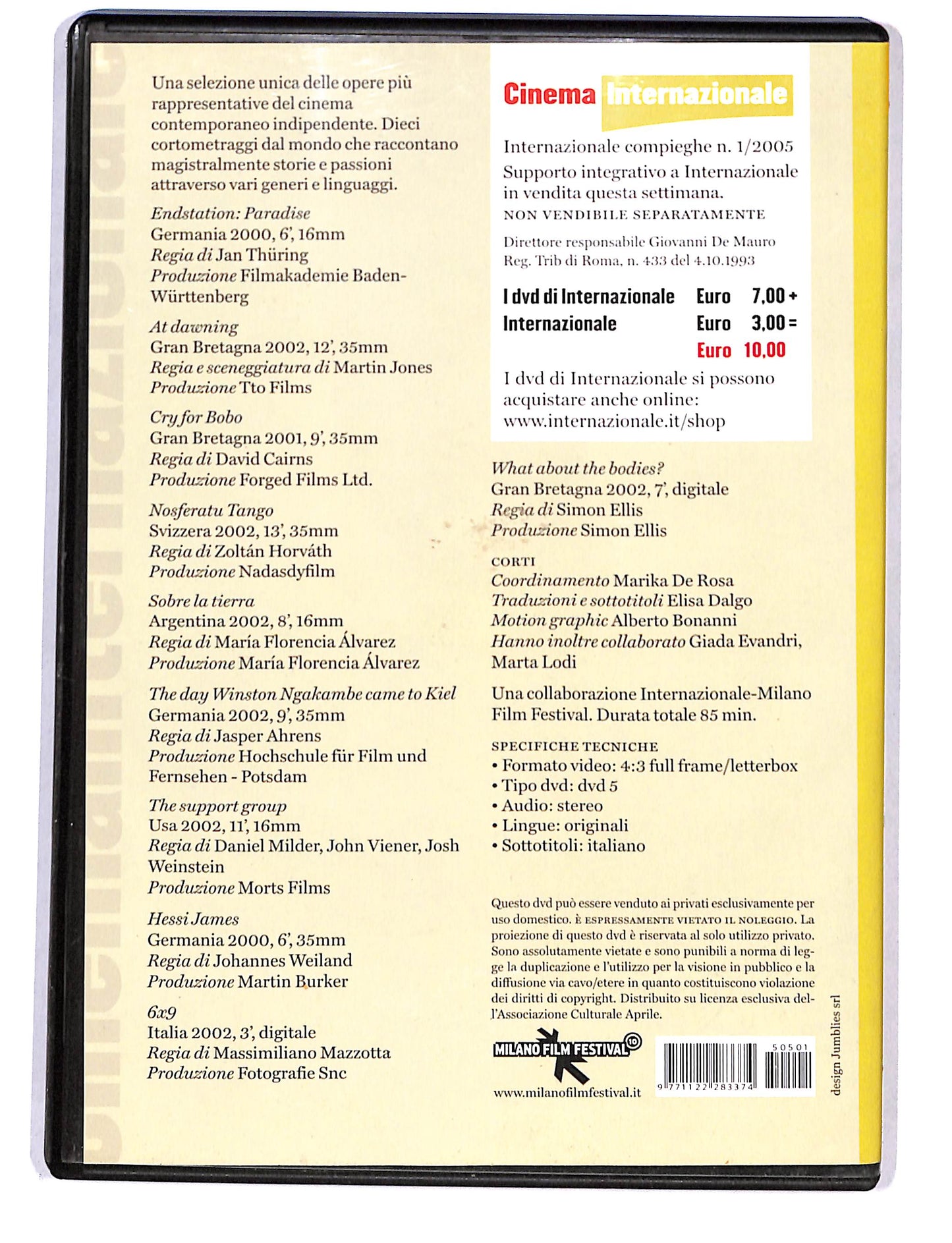 EBOND Corti EDITORIALE DVD DB754614