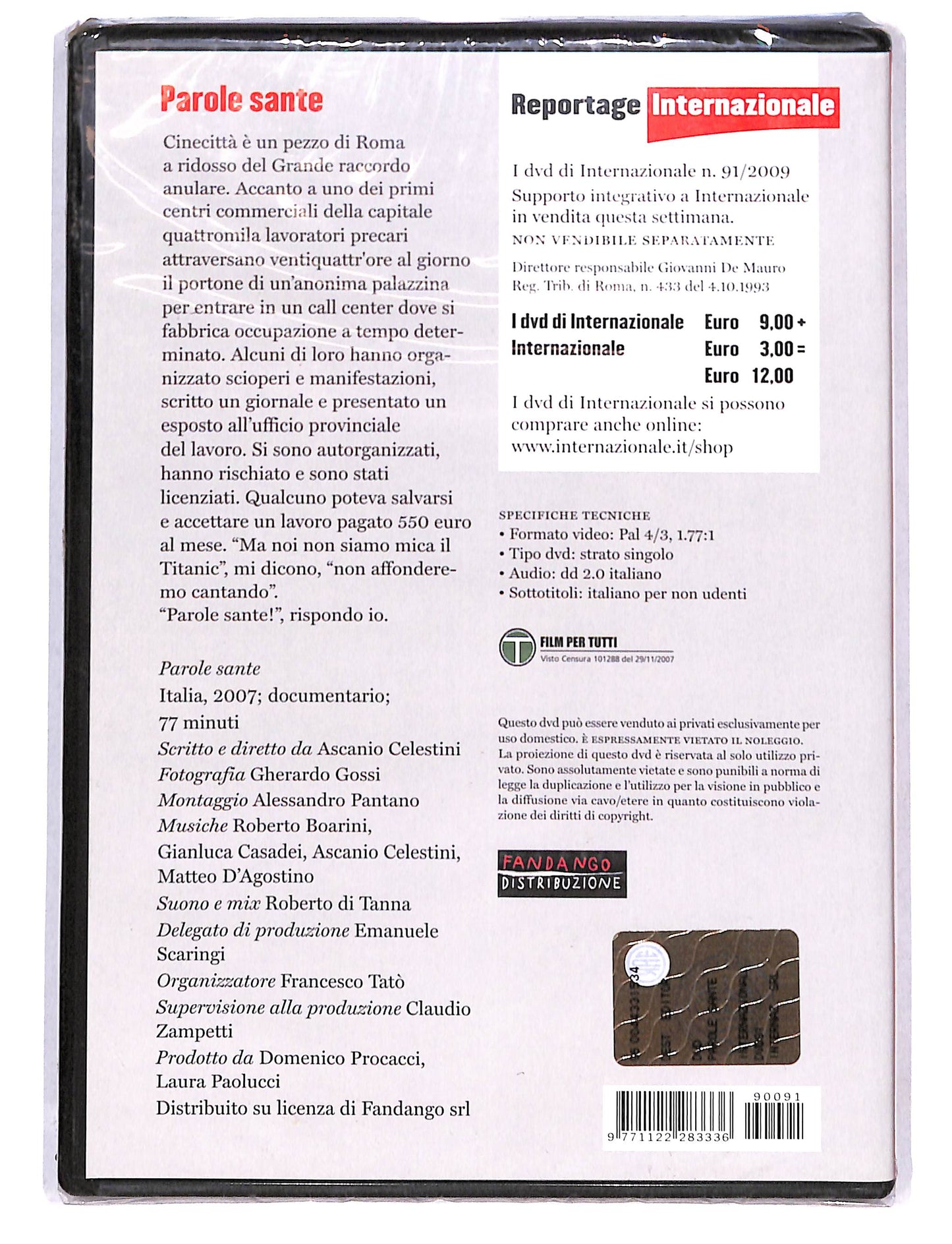 EBOND Parole Sante EDITORIALE DVD DB754619