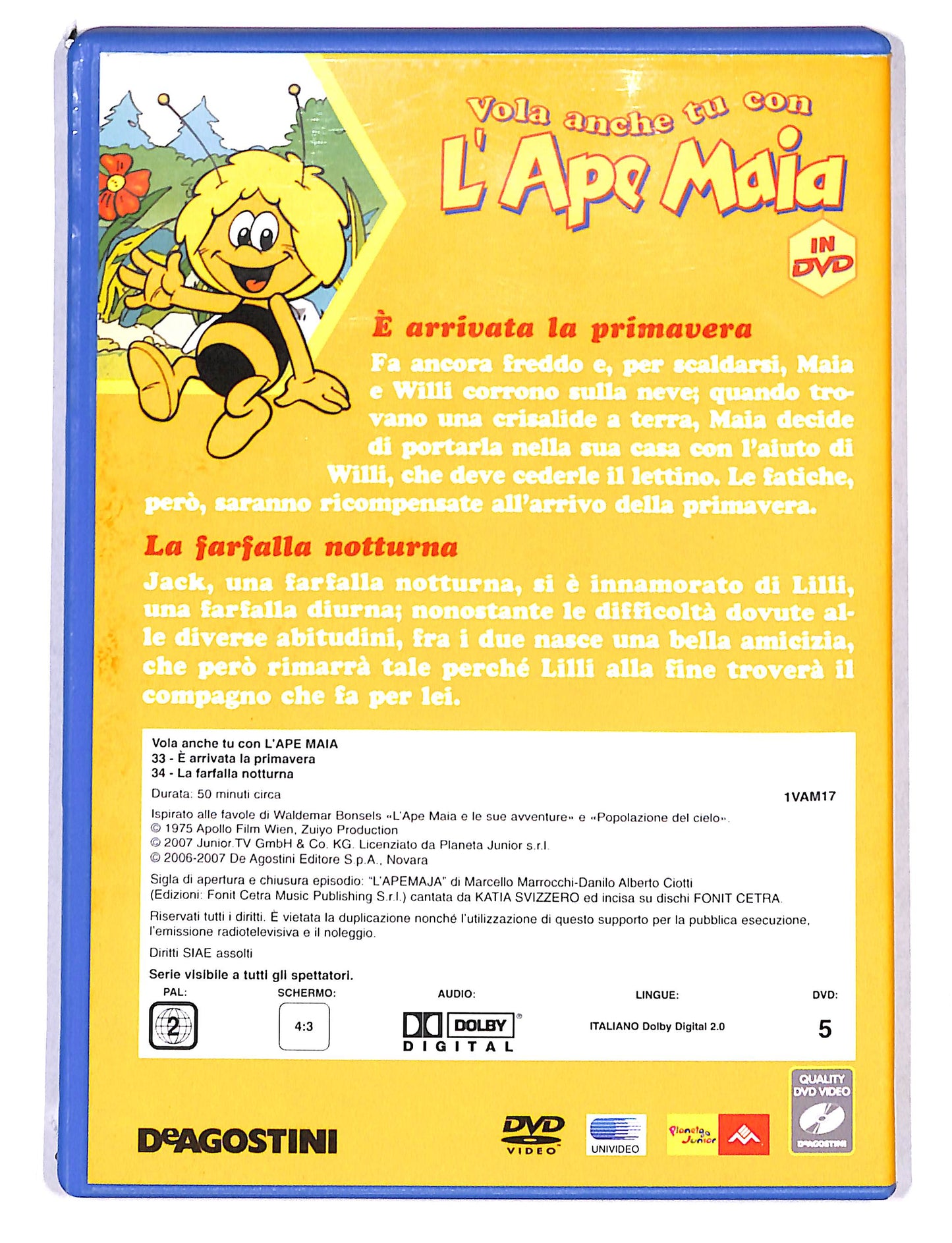 EBOND L'ape Maia vol.17 e arrivata la primavera EDITORIALE DVD DB754624